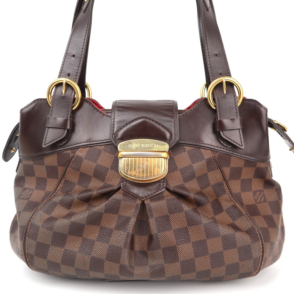 Louis Vuitton Sistina PM Shoulder Bag C1486# | Pre-Owned Excellent Brown Damier Canvas