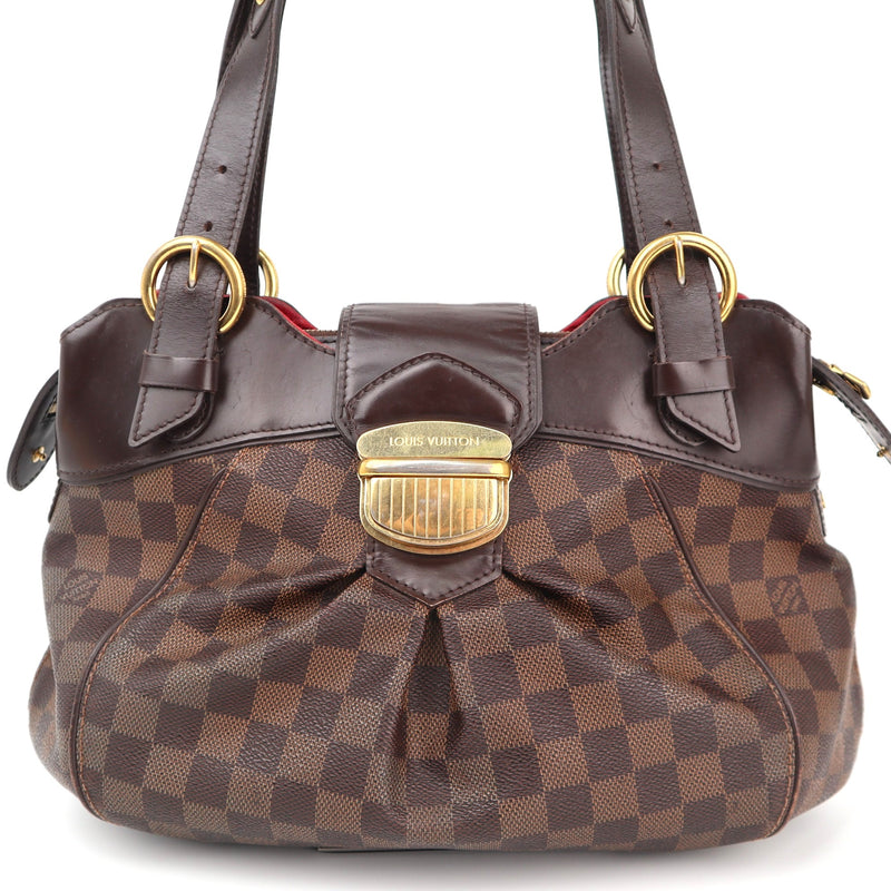 Louis Vuitton Sistina PM Shoulder Bag C1486# | Pre-Owned Excellent Brown Damier Canvas