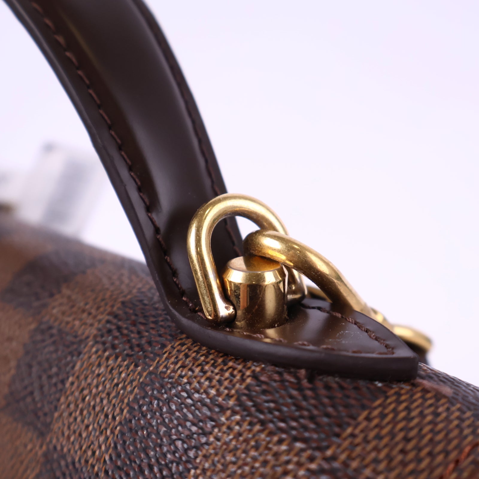 Louis Vuitton Damier Canvas Bergamo MM Bag Top Handle Bag J3132 | Pre-Owned Like New Brown Damier Canvas