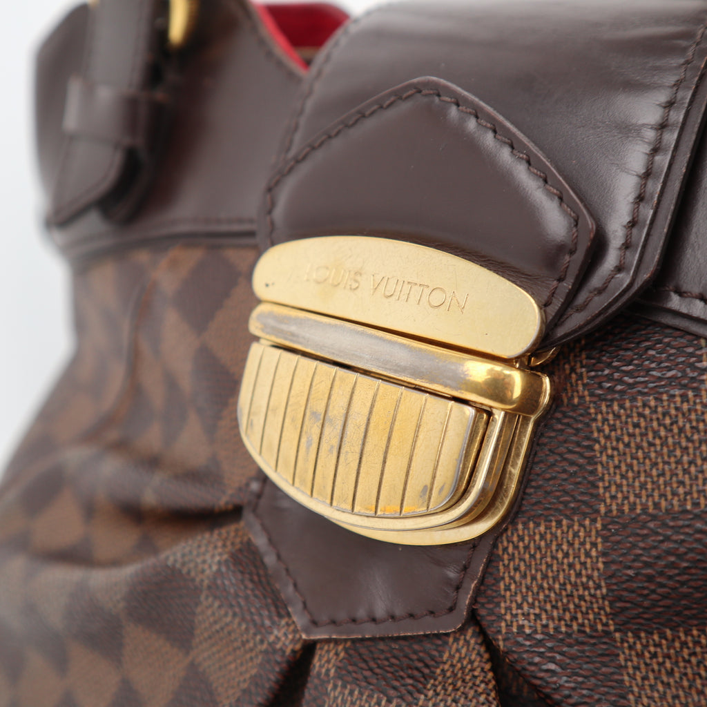 Louis Vuitton Sistina PM Shoulder Bag C1486# | Pre-Owned Excellent Brown Damier Canvas