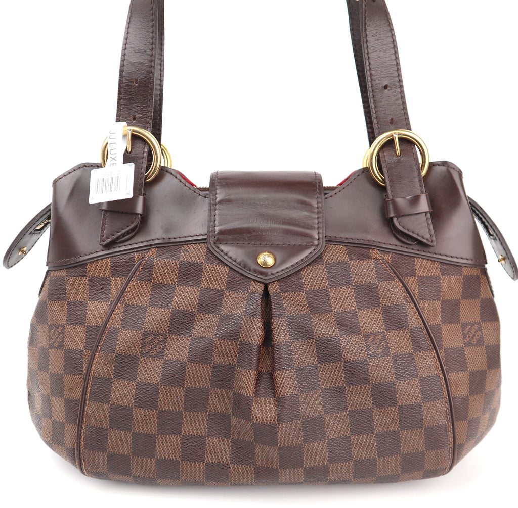 Louis Vuitton Sistina PM Shoulder Bag C1486# | Pre-Owned Excellent Brown Damier Canvas