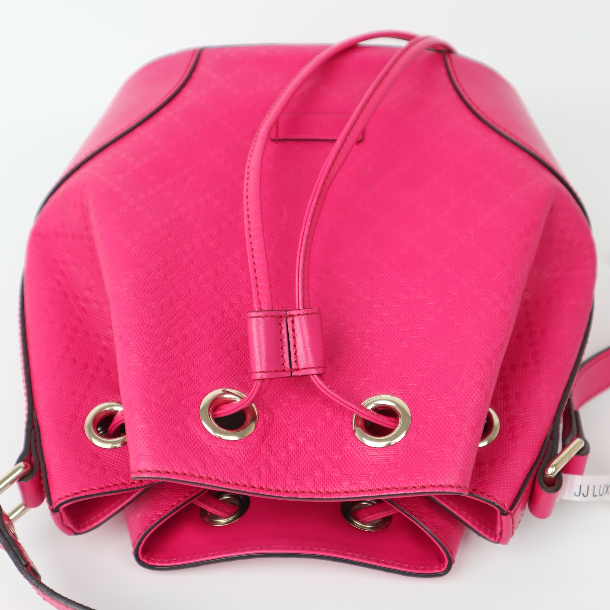 C2069 Gucci  Diamante Leather Bright Pink-Pre-Owned