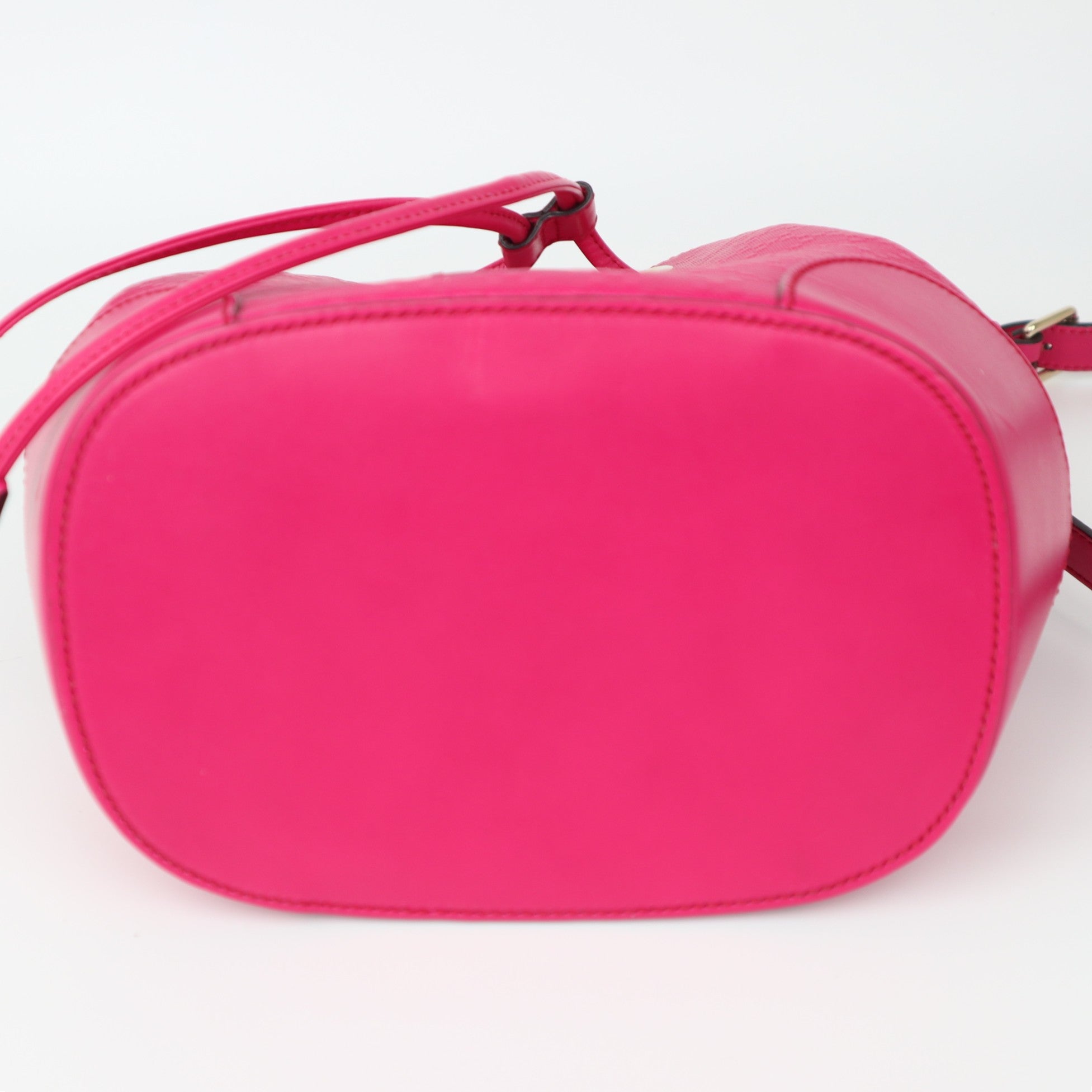 C2069 Gucci  Diamante Leather Bright Pink-Pre-Owned