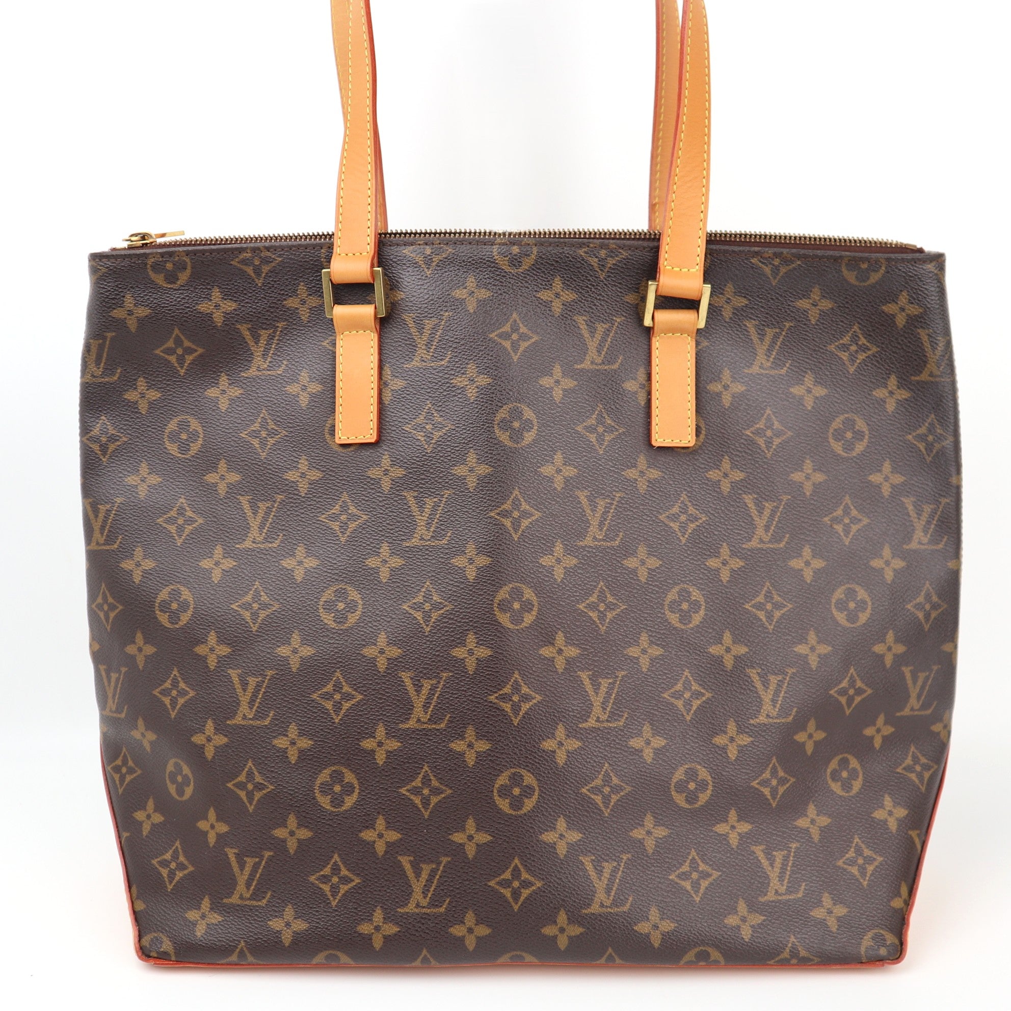 Louis Vuitton Cabas Mezzo Shoulder Bag C1487R | Pre-Owned Excellent Brown Monogram