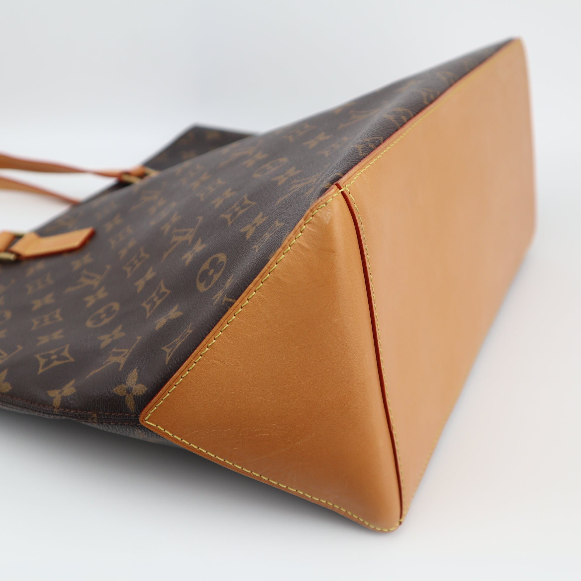 Louis Vuitton Cabas Mezzo Shoulder Bag C1487R | Pre-Owned Excellent Brown Monogram