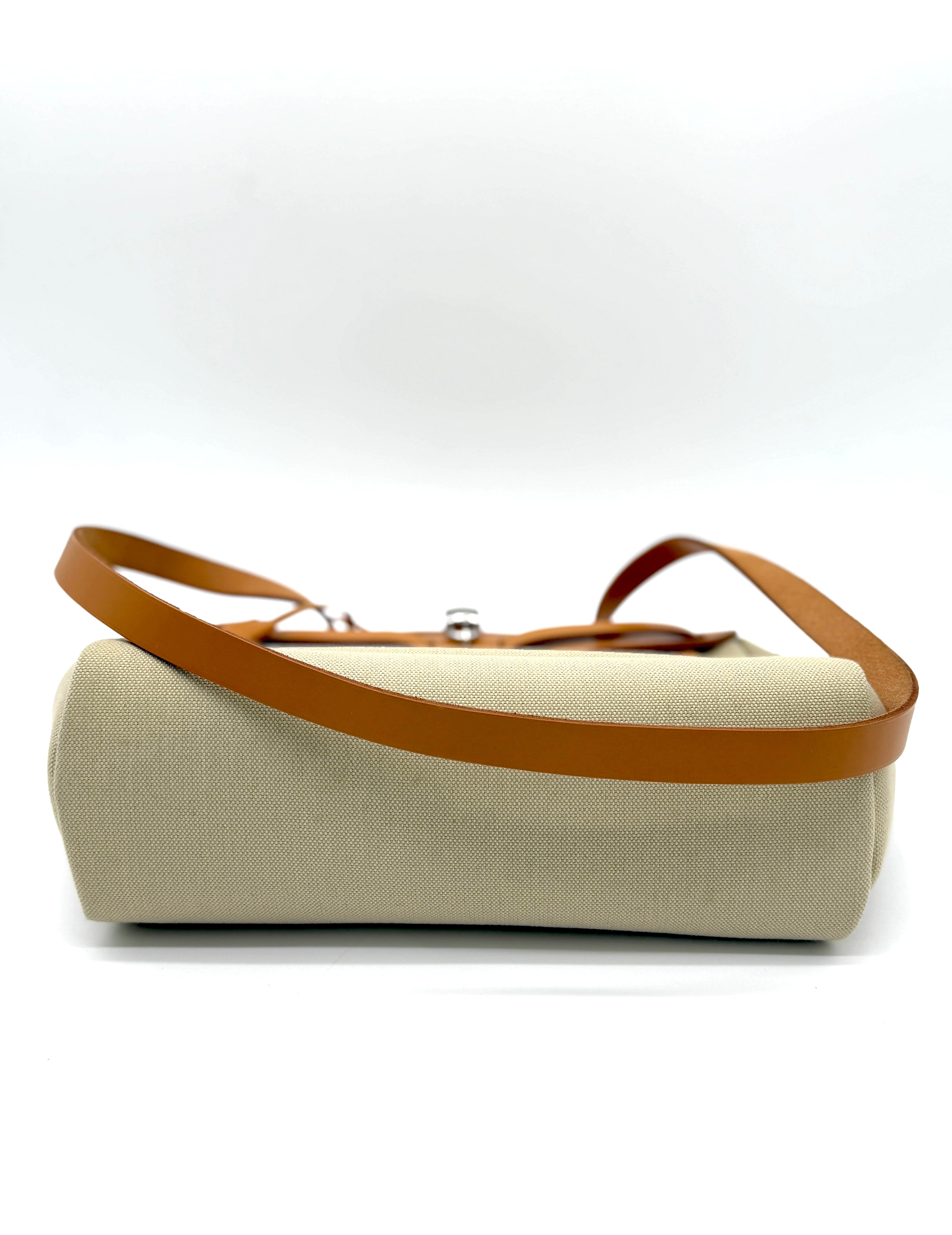 Hermès Herbag 31 Brown Beige