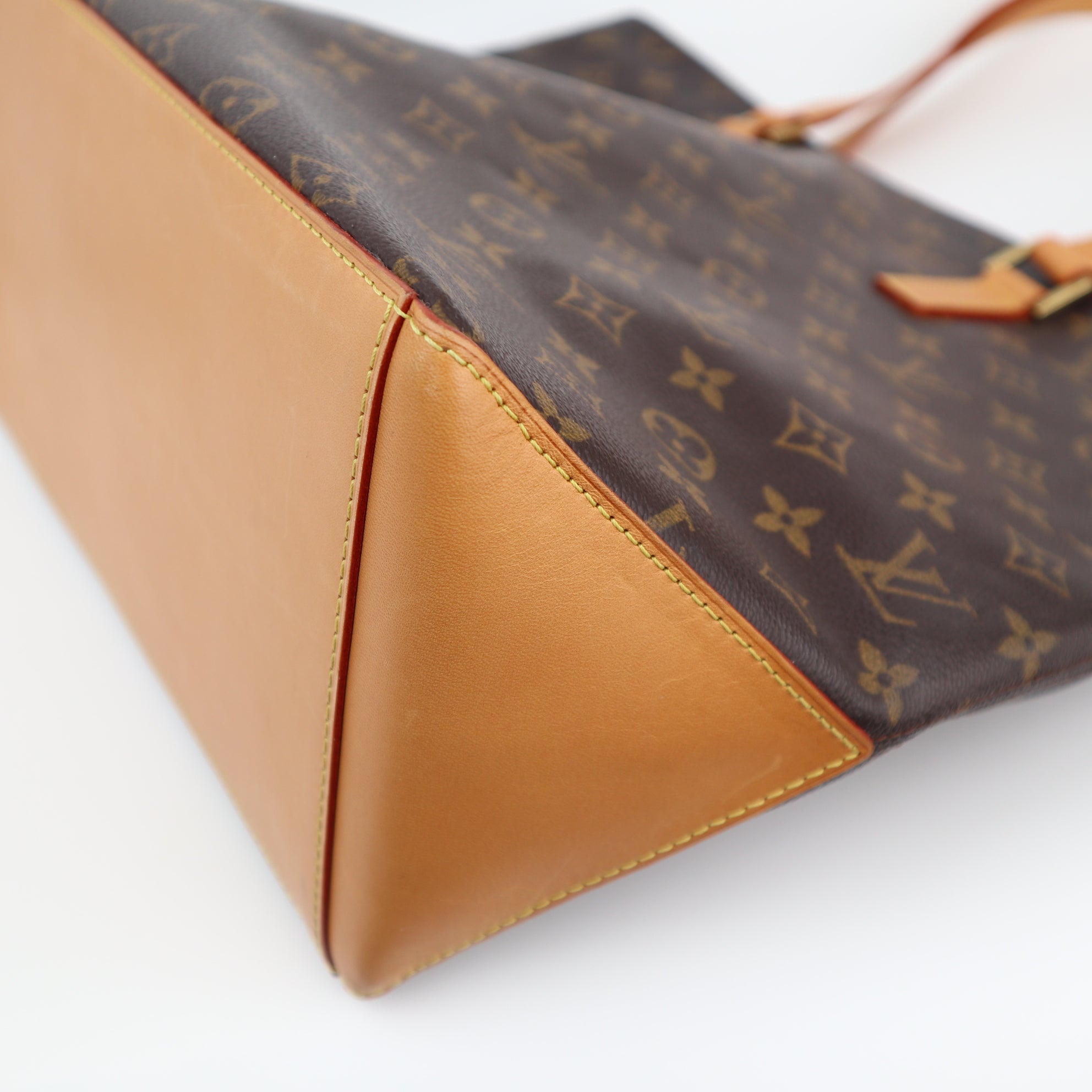Louis Vuitton Cabas Mezzo Shoulder Bag C1487R | Pre-Owned Excellent Brown Monogram