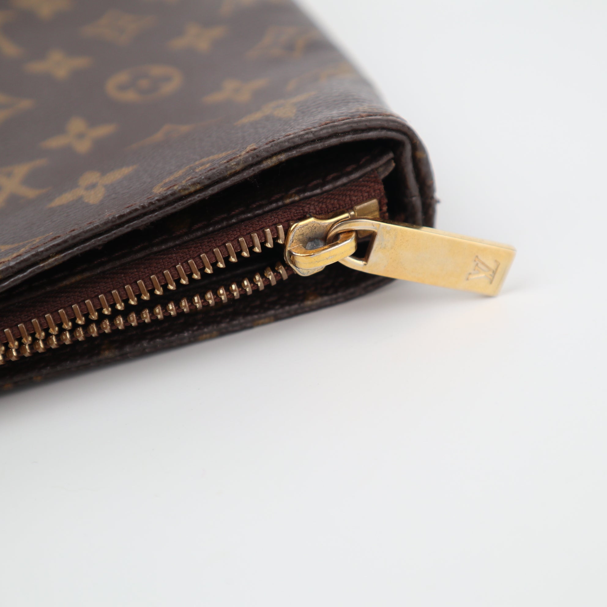 Louis Vuitton Cabas Mezzo Shoulder Bag C1487R | Pre-Owned Excellent Brown Monogram