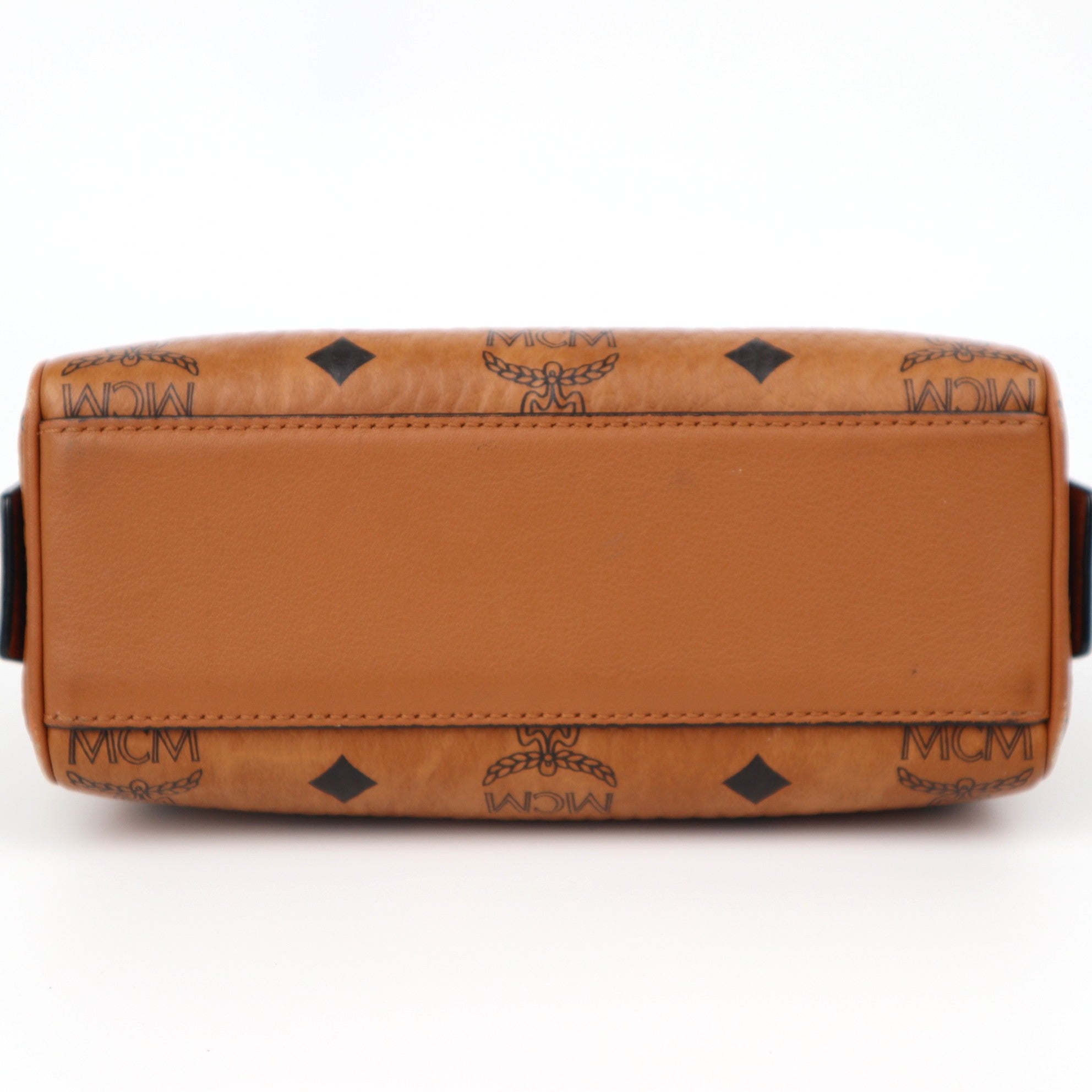 C2061 MCM Mini Ella Boston Top Handle Bag-Pre Owned