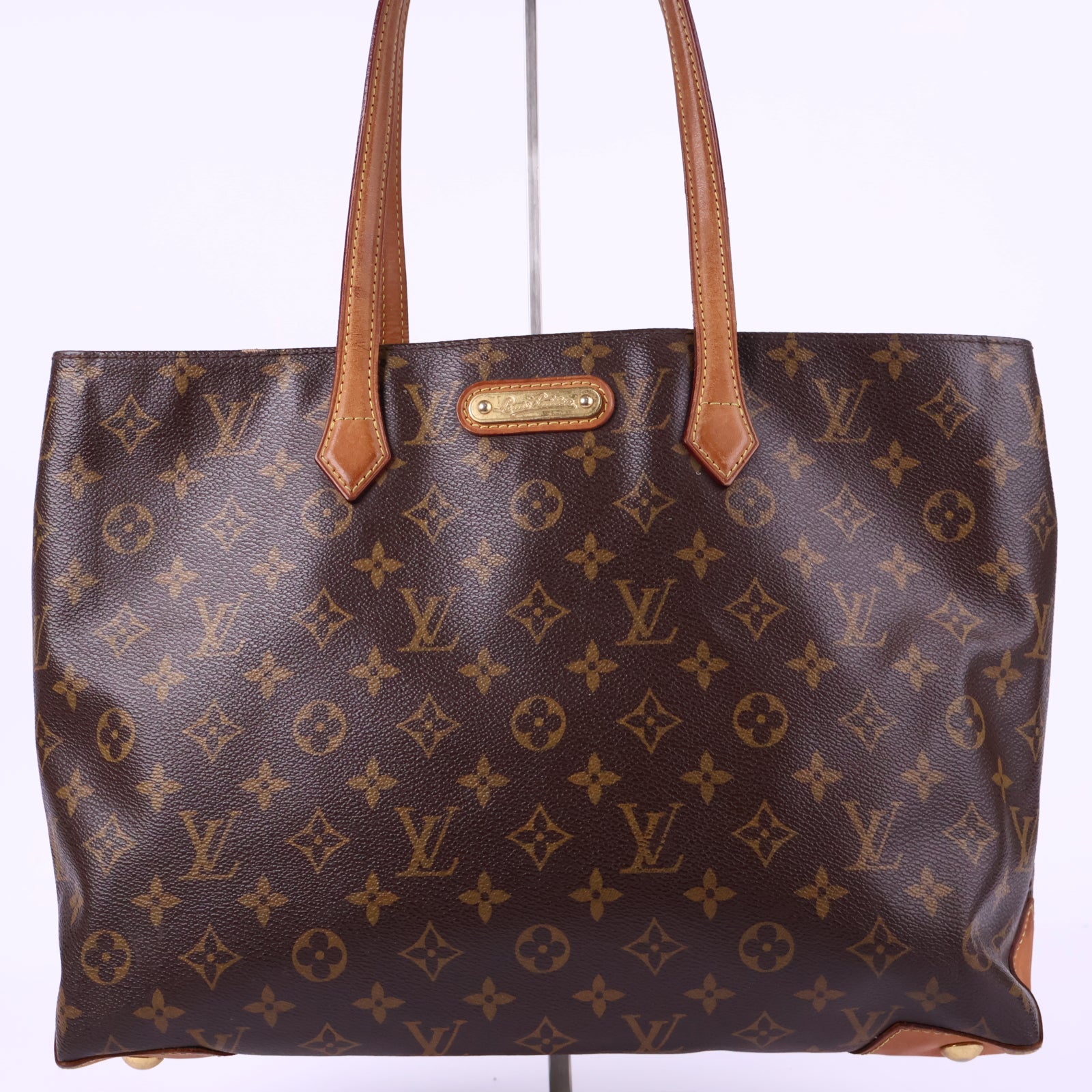 Louis Vuitton Monogram Canvas Wilshire MM Tote Bag Tote Bag J3243 | Pre-Owned Excellent Brown Monogram Canvas