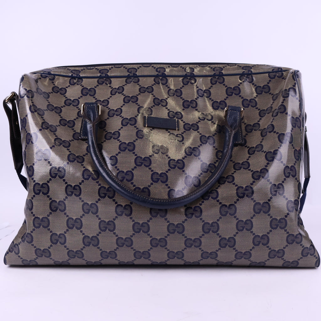Gucci Leather Travel Bag Travel Bag J3108# | Pre-Owned Like New Leather