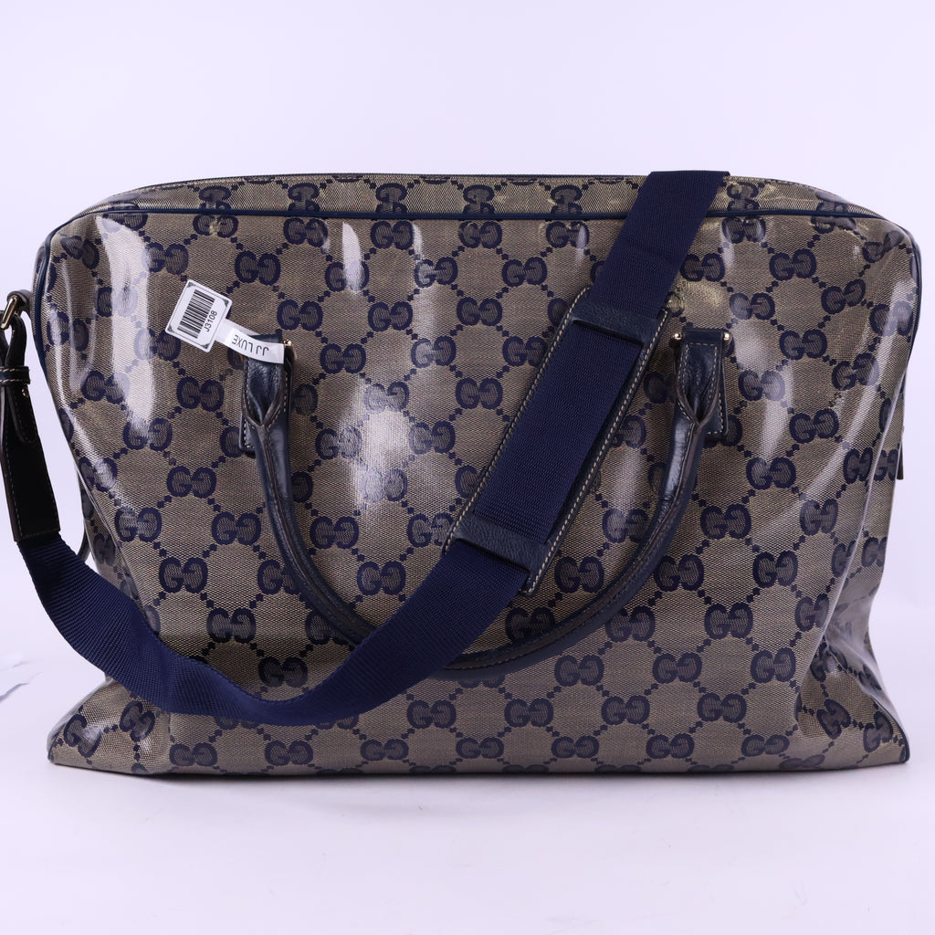 Gucci Leather Travel Bag Travel Bag J3108# | Pre-Owned Like New Leather