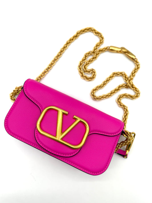 Valentino Loco’s Small Leather Bag Pink