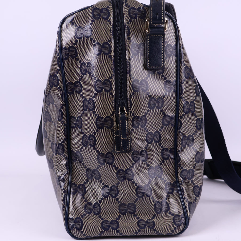 Gucci Leather Travel Bag Travel Bag J3108# | Pre-Owned Like New Leather