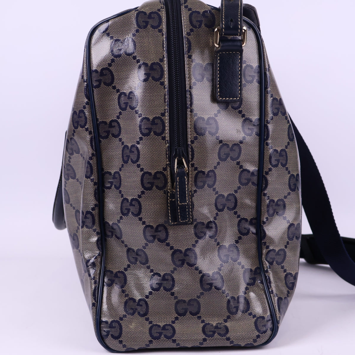 Gucci Leather Travel Bag Travel Bag J3108# | Pre-Owned Like New Leather