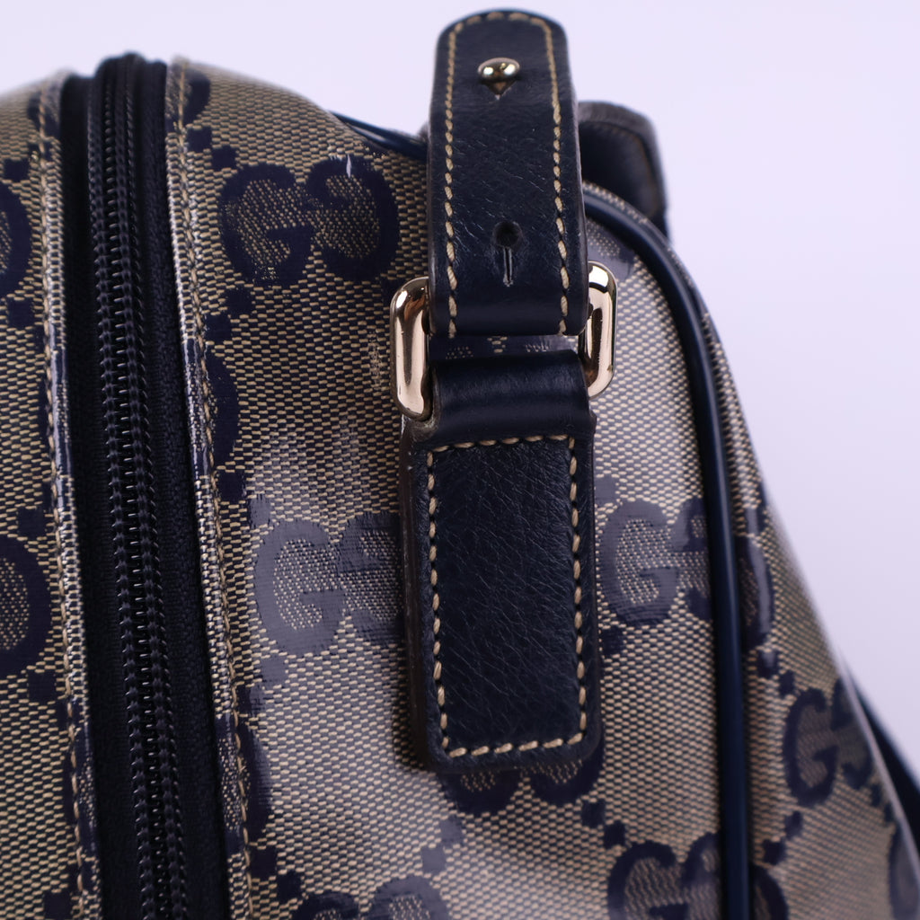 Gucci Leather Travel Bag Travel Bag J3108# | Pre-Owned Like New Leather