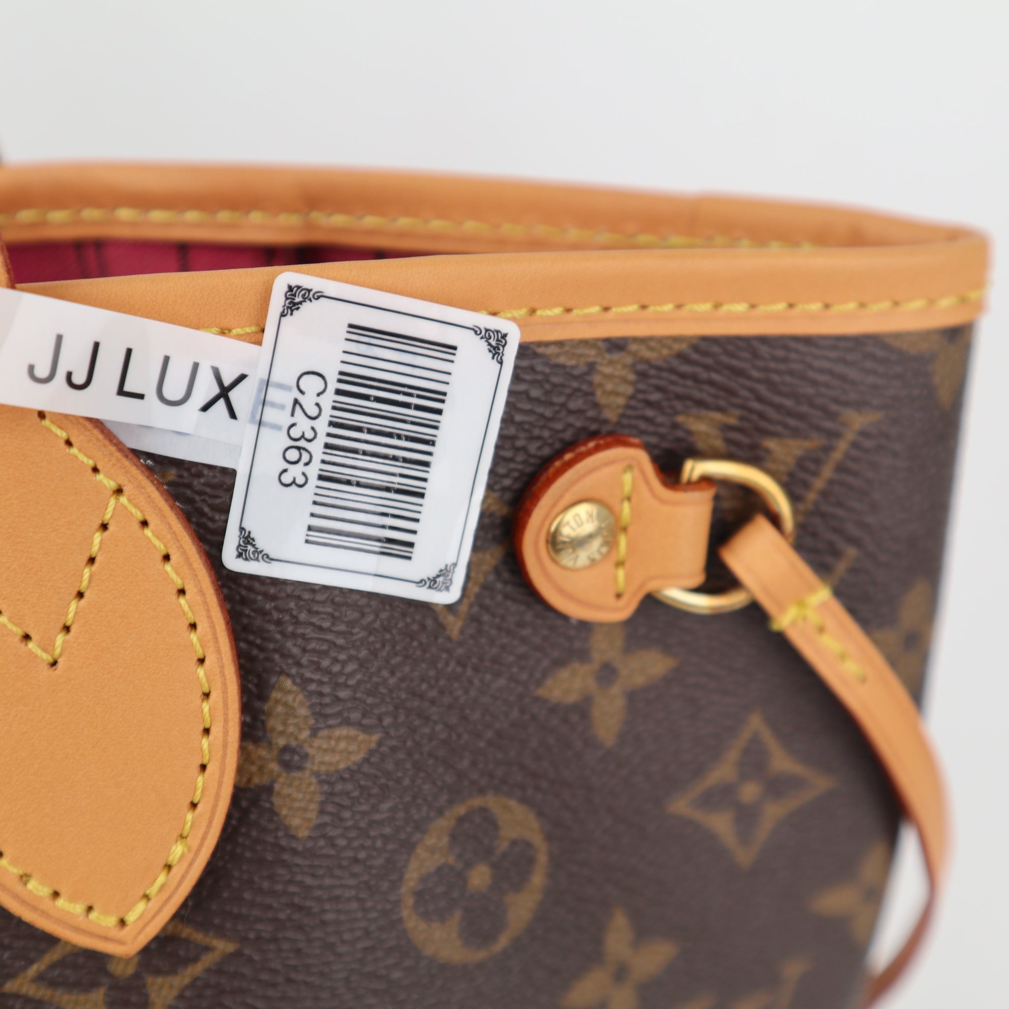 C2363R Louis Vuitton Tote Bag Monogram Canvas Neverfull PM | Pre-Owned Excellent Brown Canvas Monogram
