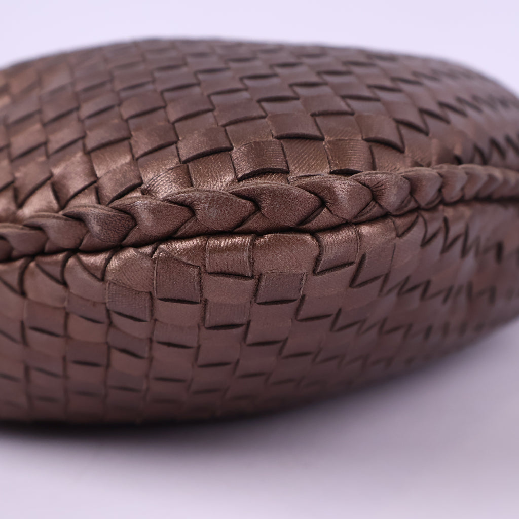 Bottega Veneta Leather Small Hobo Bag Top Handle Bag J3114 | Pre-Owned Like New Leather