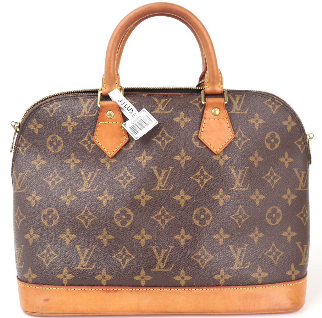 C2365 Louis Vuitton Top Handle Bag Monogram Alma PM | Pre-Owned Very Good Brown Canvas Monogram