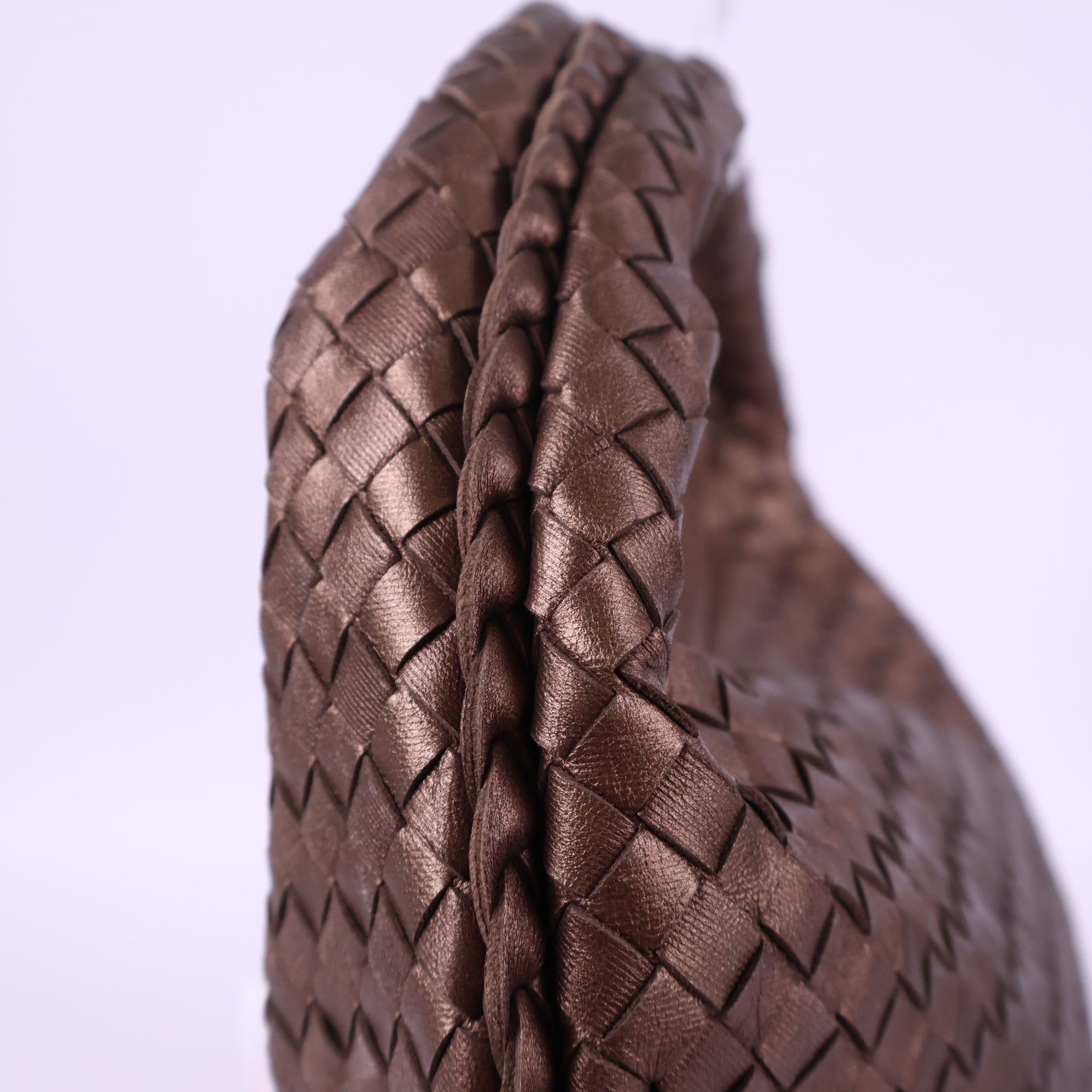 Bottega Veneta Leather Small Hobo Bag Top Handle Bag J3114 | Pre-Owned Like New Leather