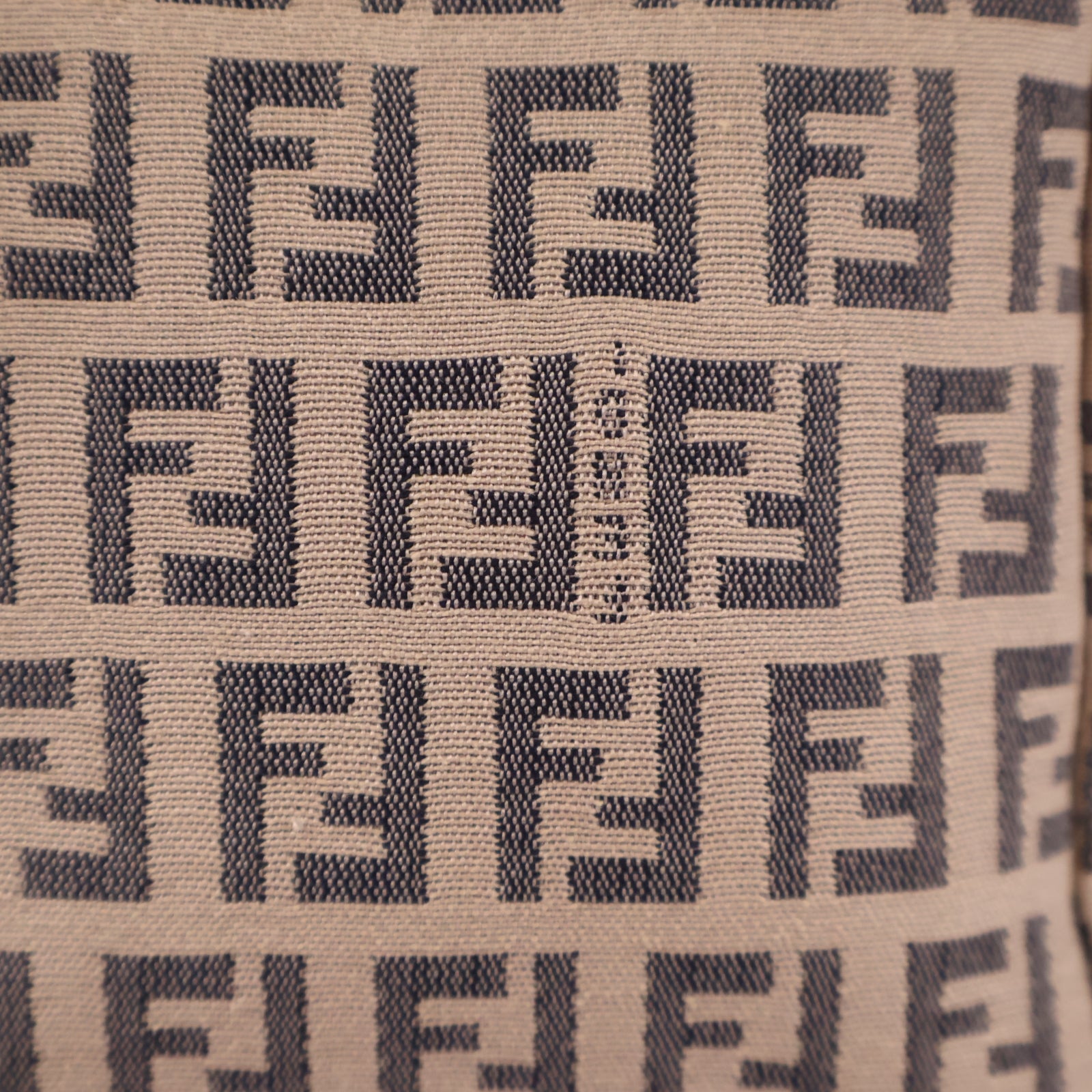 Fendi Mini Zucchino Canvas Handle Bag Mini Bag J3112 | Pre-Owned Like New Brown Zucchino Canvas