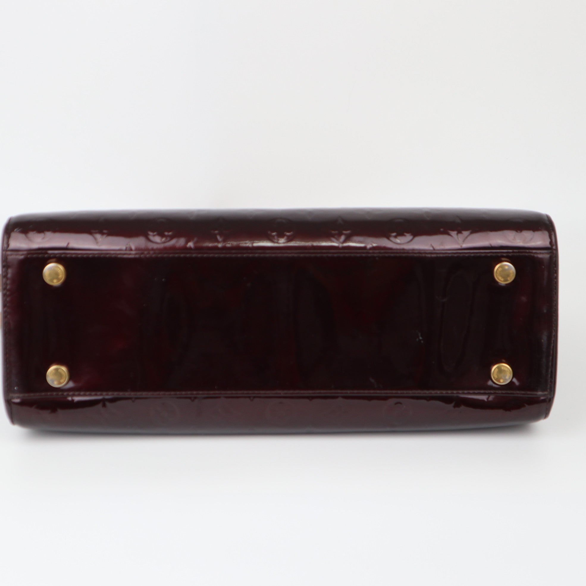 C2056 Louis Vuitton Amarante Monogram Vernis Brea GM Bag-Pre Owned