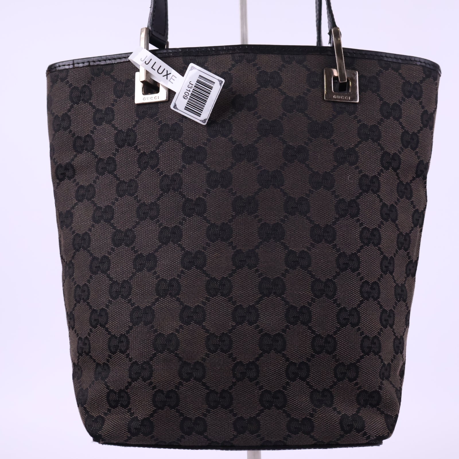 Gucci Monogram Canvas Tote Tote Bag J3109 | Pre-Owned Like New Brown Monogram Canvas