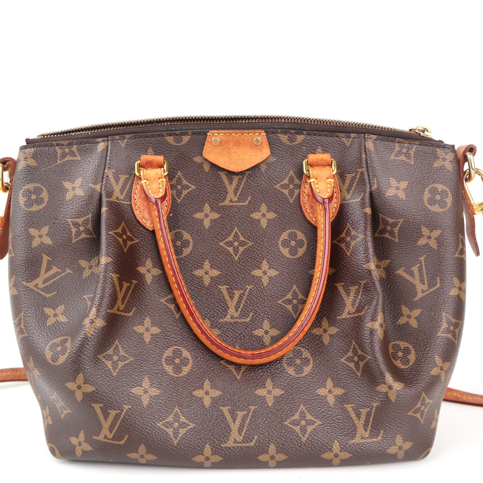 C2367 Louis Vuitton Shoulder Bag Monogram Canvas Turenne PM Bag | Pre-Owned Very Good Brown Canvas Monogram