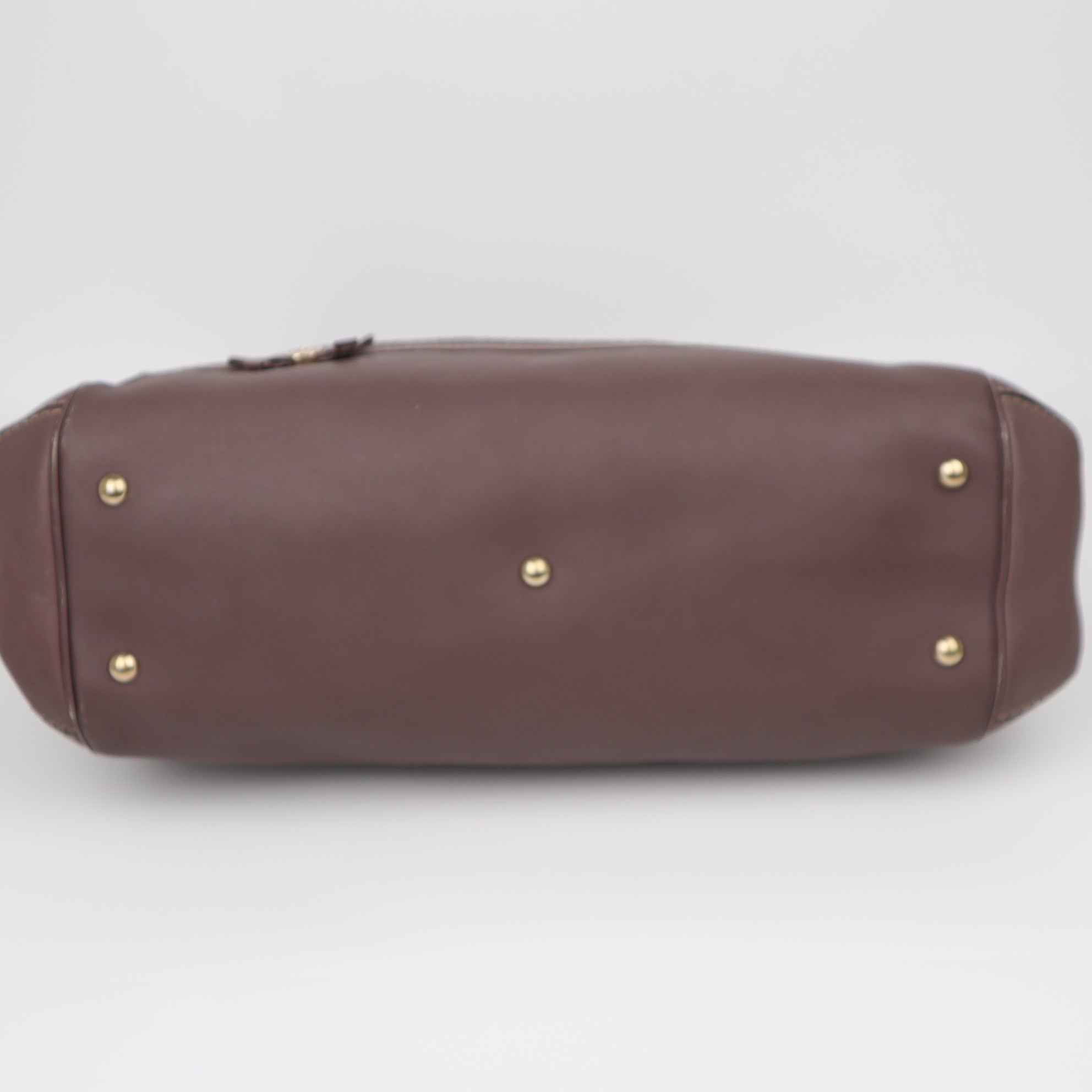 C2055 GUCCI GG Canvas Guccissima Hand Bag-Pre Owned