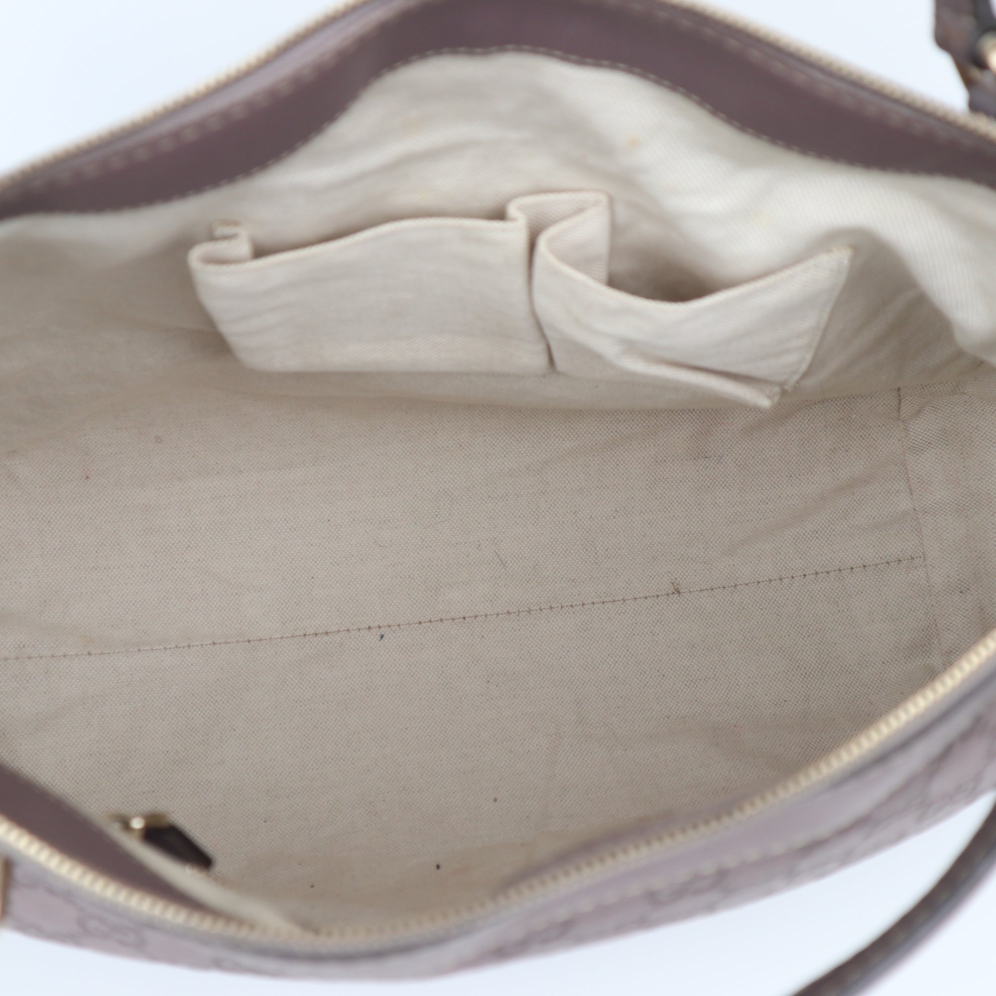 C2055 GUCCI GG Canvas Guccissima Hand Bag-Pre Owned