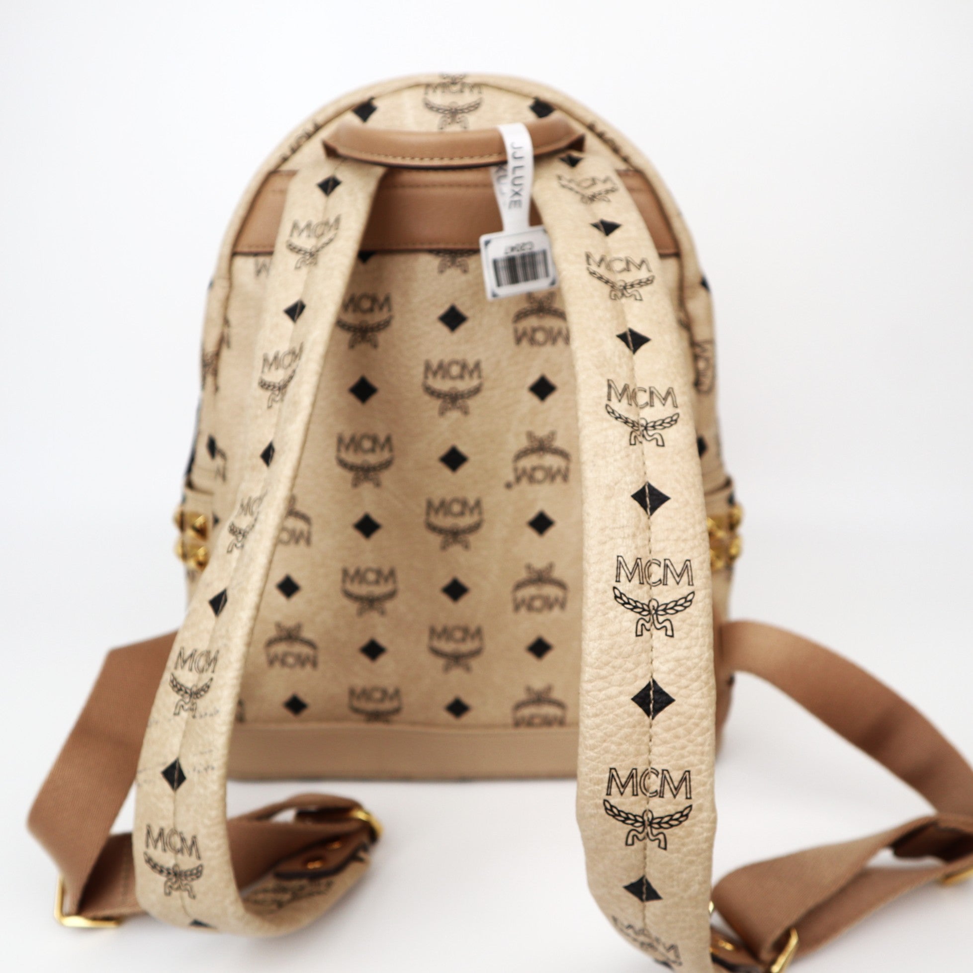 C2047 MCM Stark Side Studs Backpack-Pre Owned