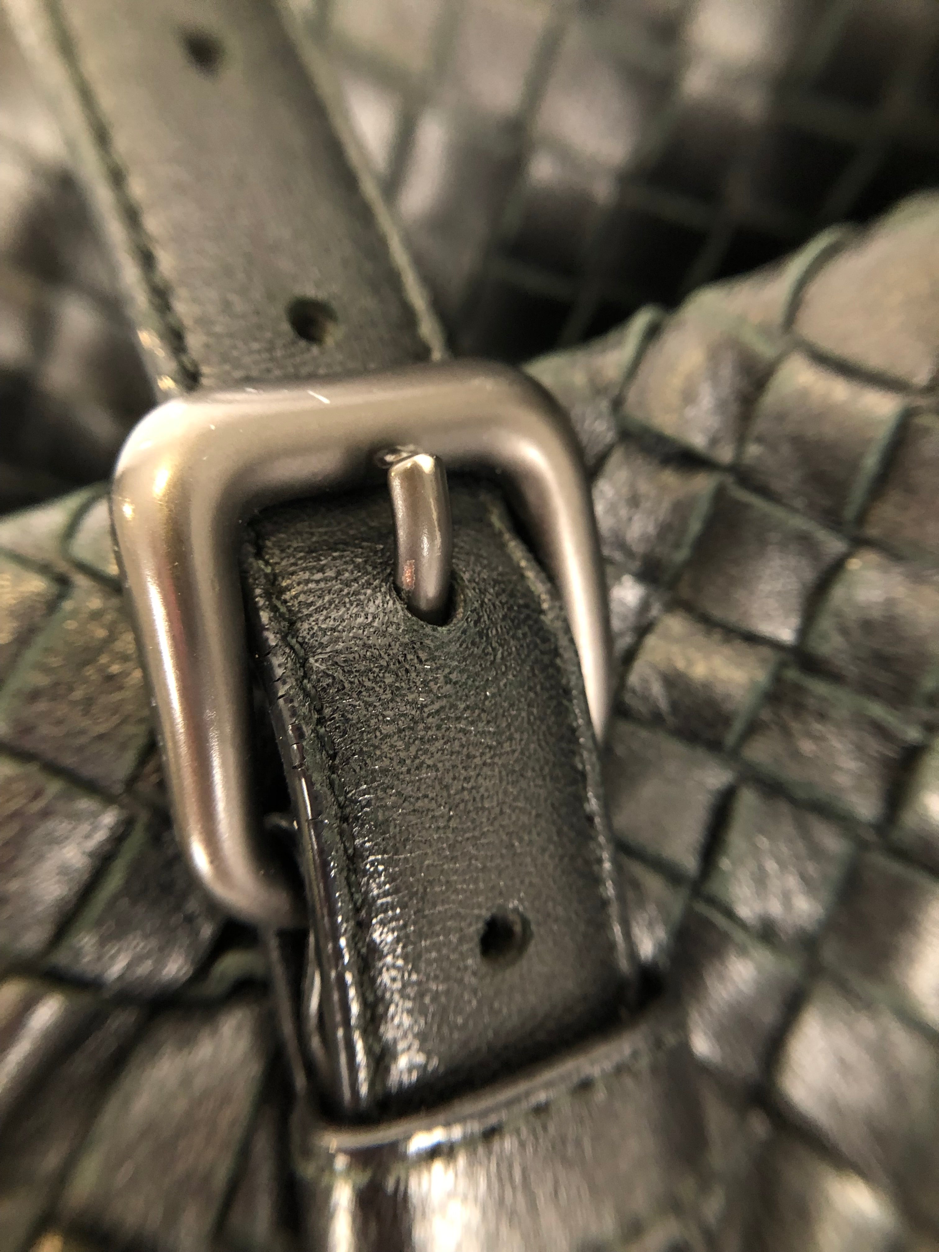 PRE OWNED- Bottega Veneta Cabat leather handbag