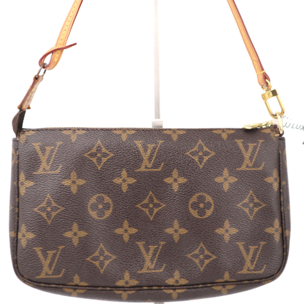 C2370 Louis Vuitton Shoulder Bag Monogram Pochette Accessories | Pre-Owned Very Good Brown Canvas Monogram