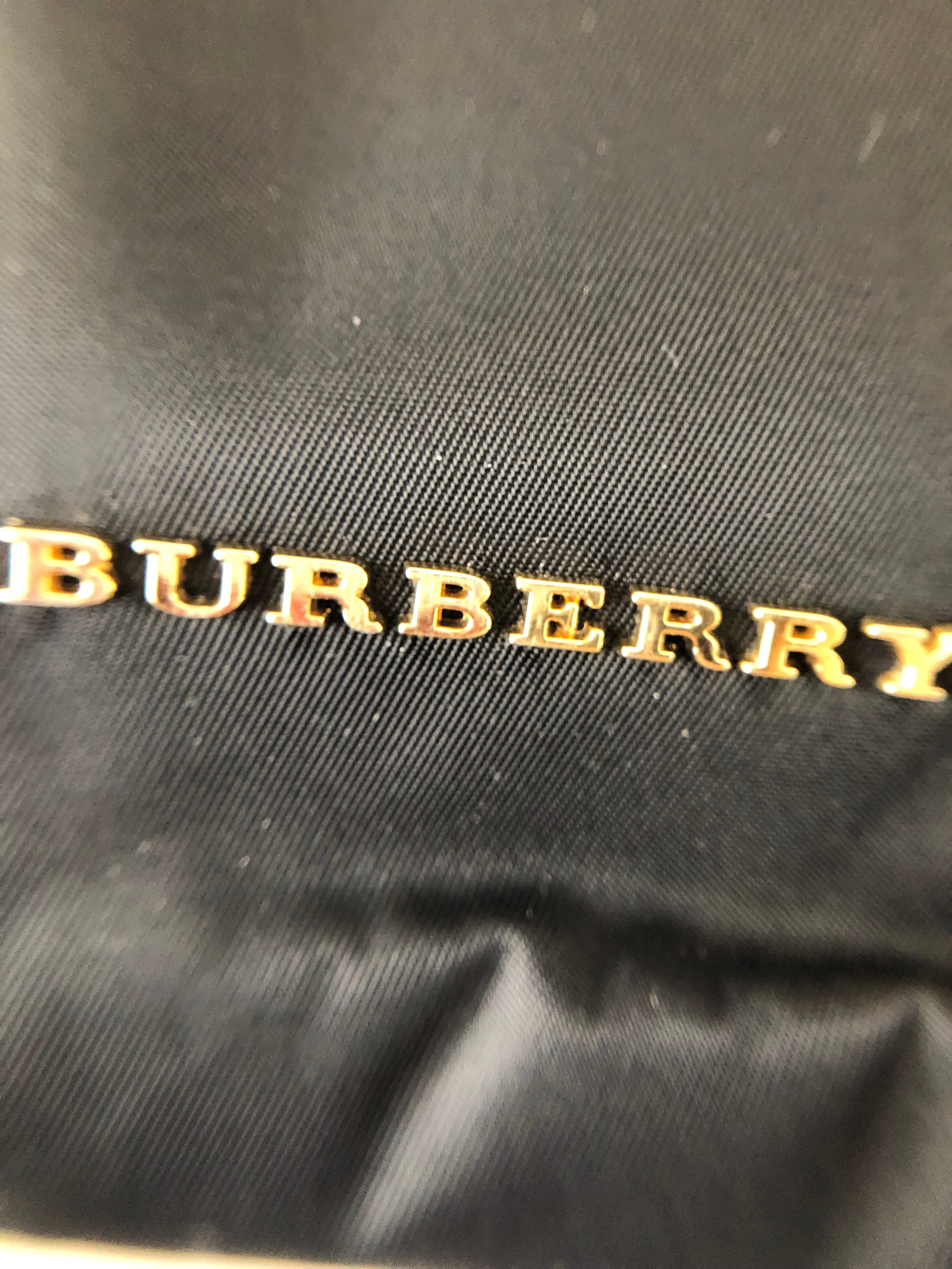 PRE OWNDE- Burberry The Rucksack cloth backpack