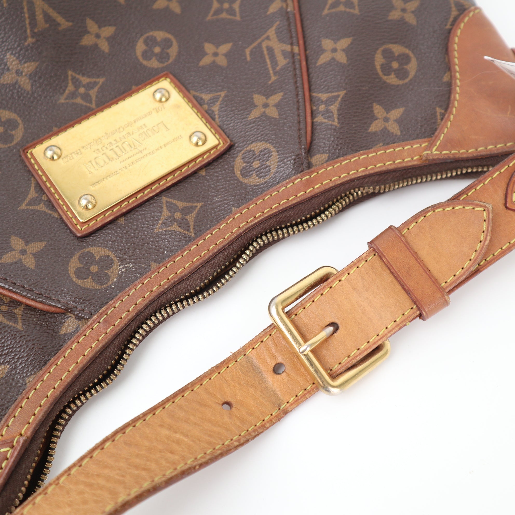 C2371 Louis Vuitton Shoulder Bag Monogram Canvas Thames GM | Pre-Owned Good Brown Canvas Monogram