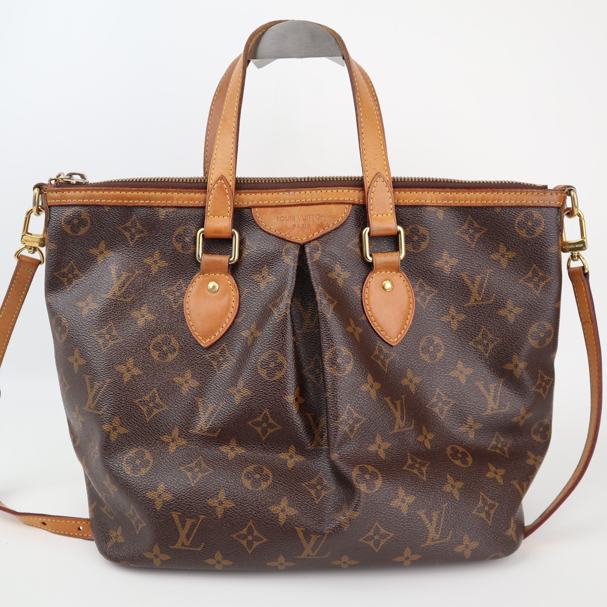Louis Vuitton Palermo PM Shoulder Bag C1503 | Pre-Owned Very Good Brown Monogram Canvas