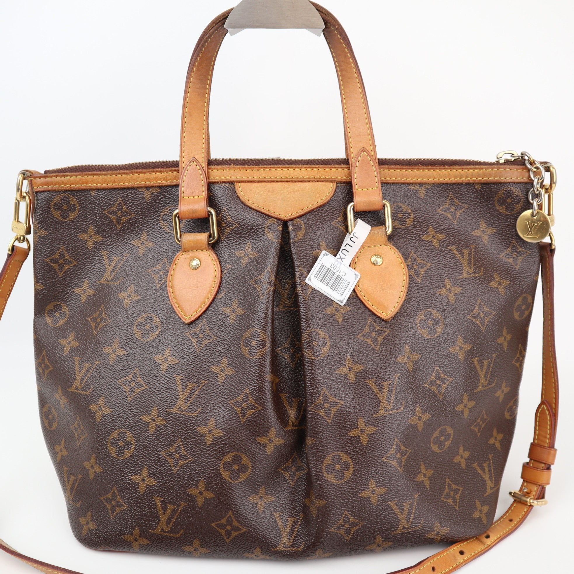 Louis Vuitton Palermo PM Shoulder Bag C1503 | Pre-Owned Very Good Brown Monogram Canvas