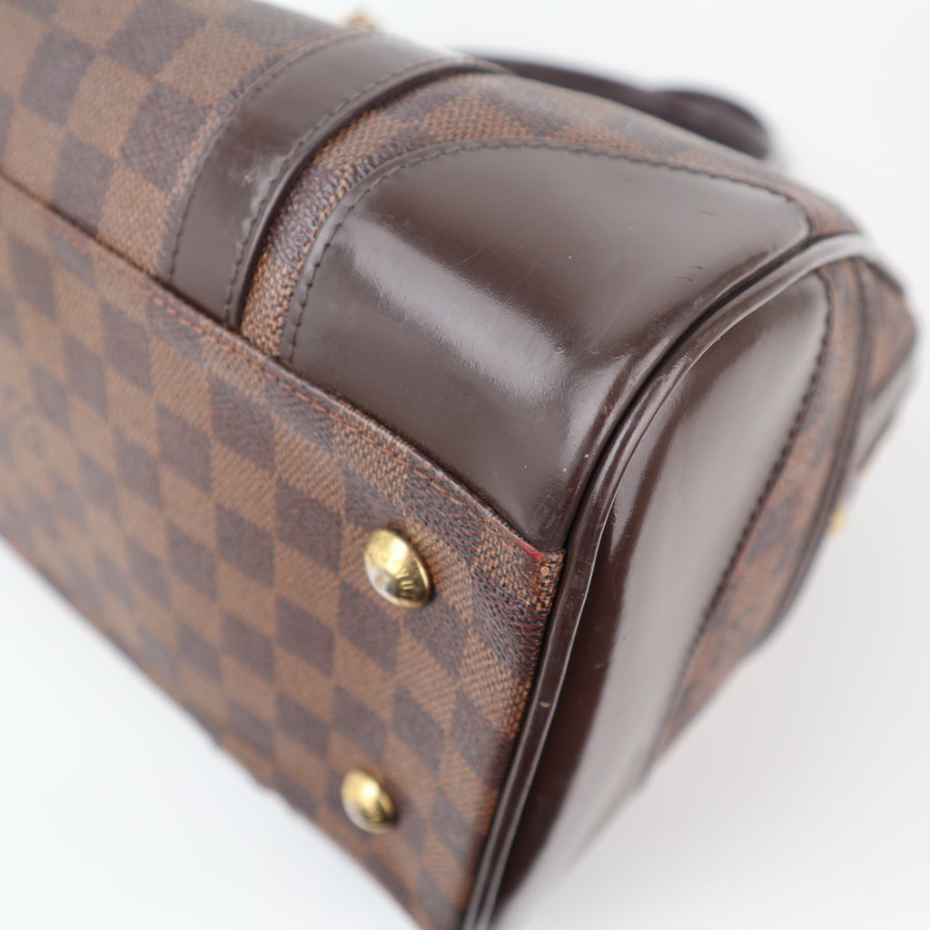 C2372 Louis Vuitton Shoulder Bag Damier Ebene Berkeley | Pre-Owned Very Good Brown Canvas Damier Ebene