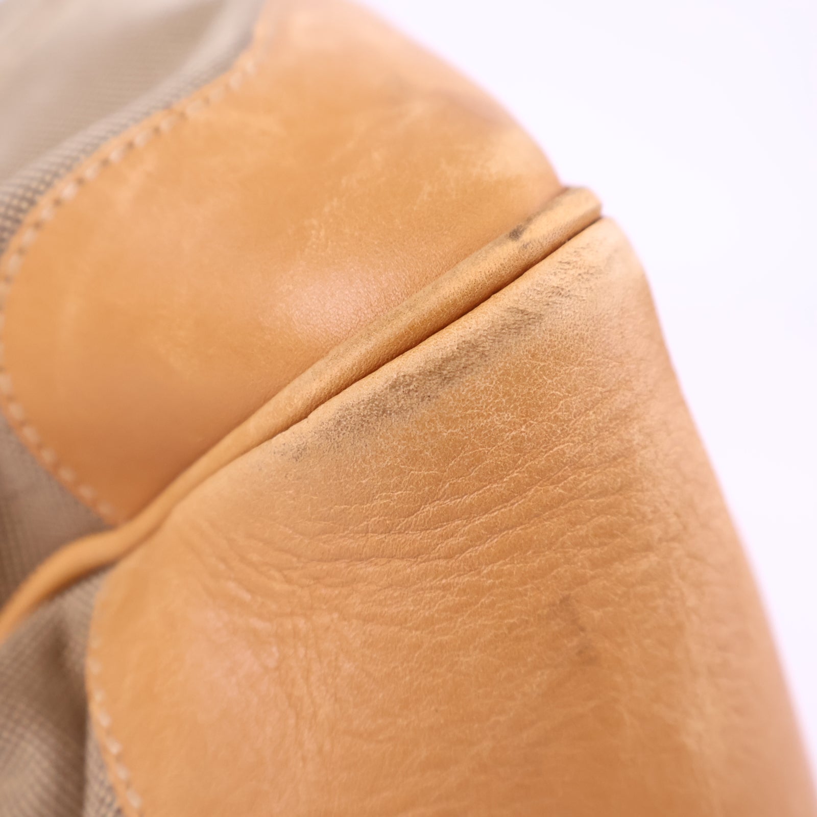 Prada En toile sac a main camel Top Handle Bag J3093 | Pre-Owned Excellent