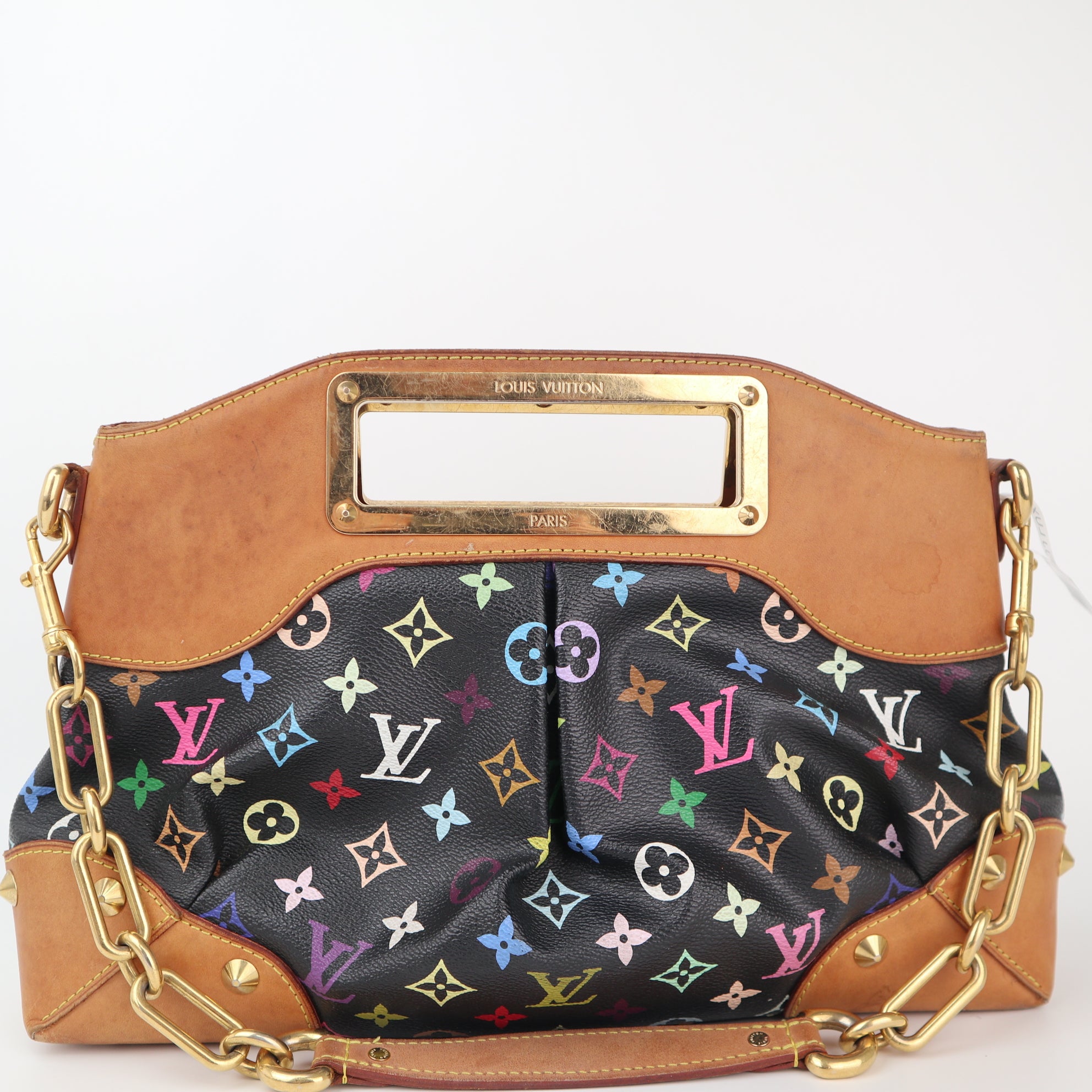 C2374 Louis Vuitton Shoulder Bag Monogram Multicolore Judy MM | Pre-Owned Very Good Multicolour Canvas Monogram Multicolore