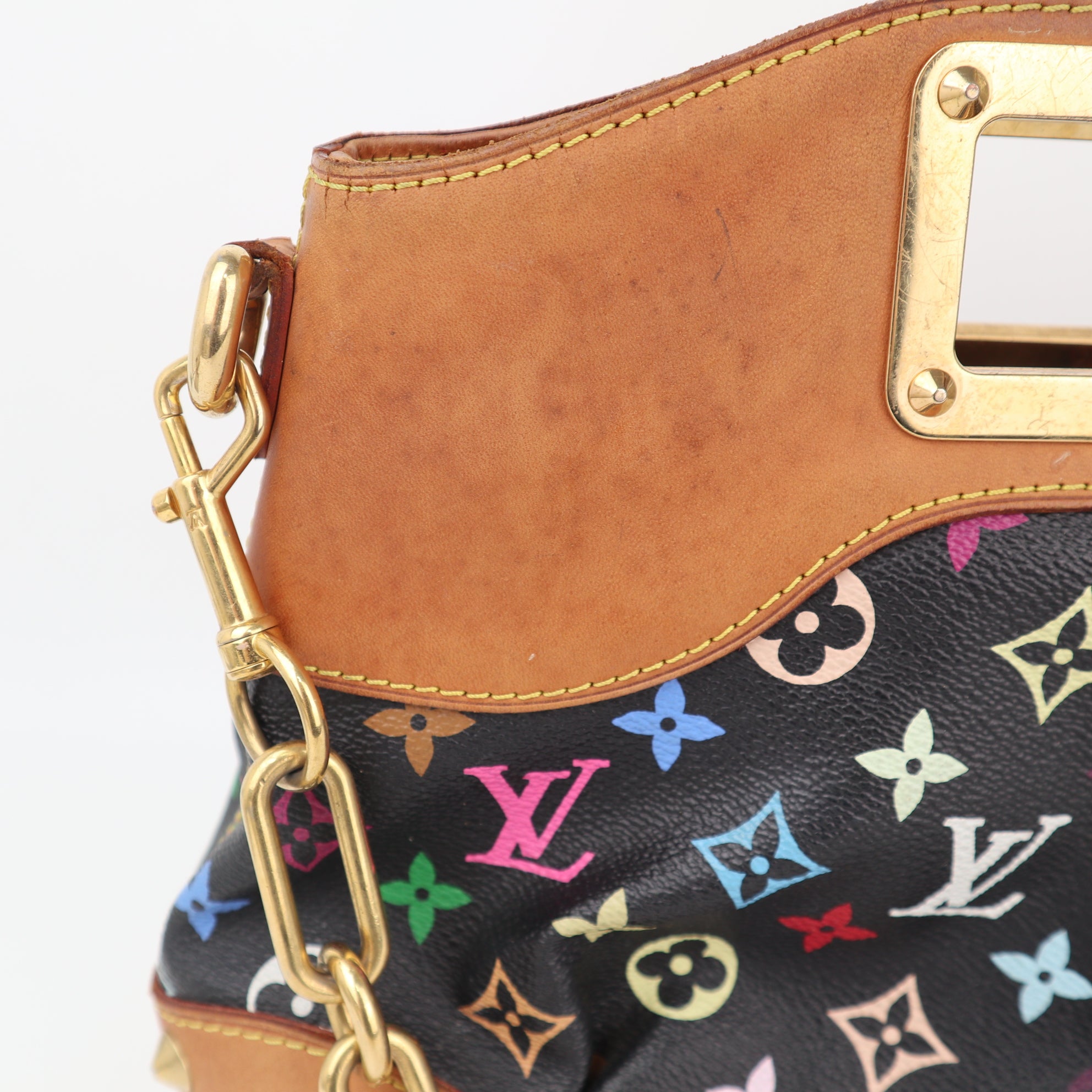 C2374 Louis Vuitton Shoulder Bag Monogram Multicolore Judy MM | Pre-Owned Very Good Multicolour Canvas Monogram Multicolore
