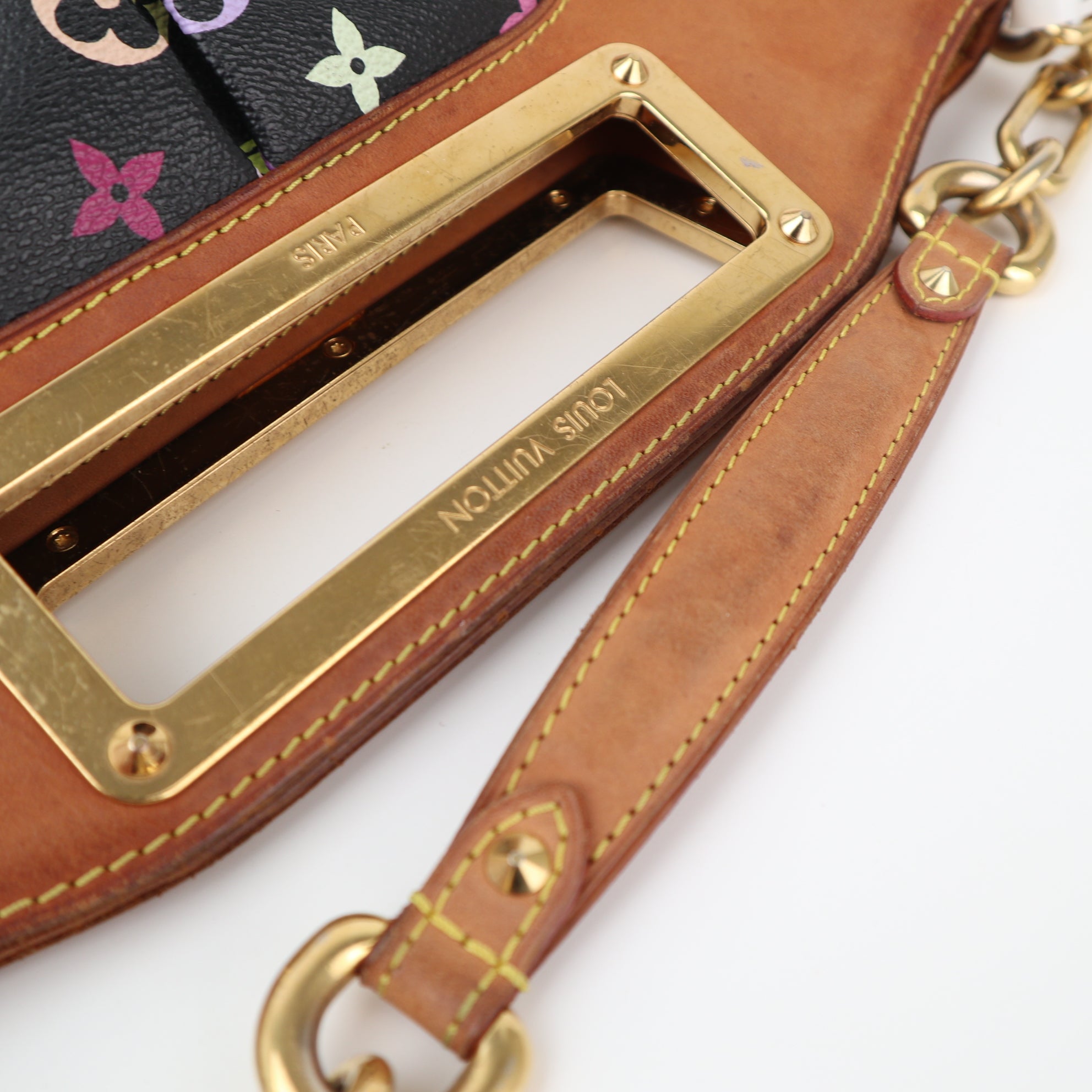 C2374 Louis Vuitton Shoulder Bag Monogram Multicolore Judy MM | Pre-Owned Very Good Multicolour Canvas Monogram Multicolore