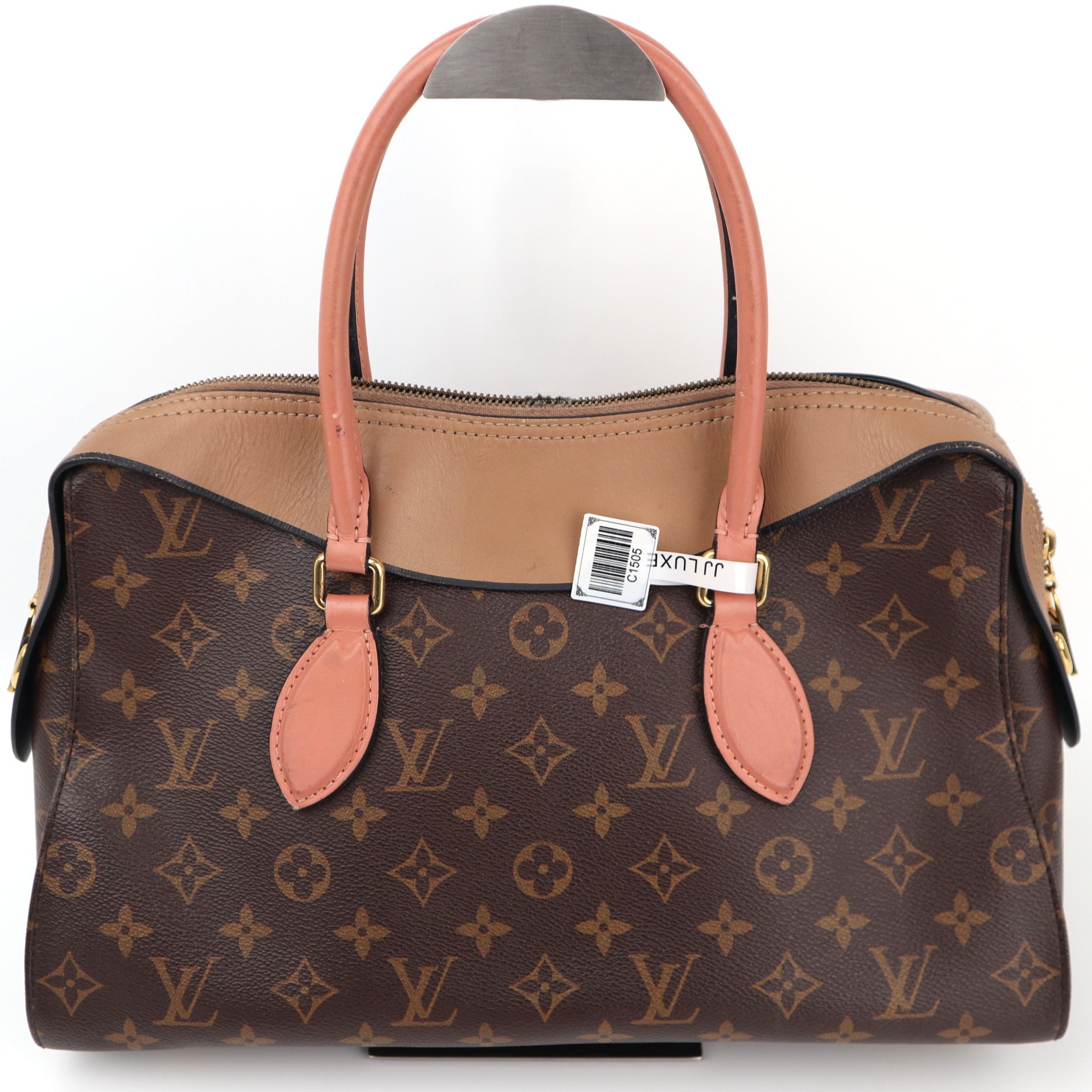 Louis Vuitton Tuileries Top Handle Bag C1505 | Pre-Owned Very Good Brown Monogram Canvas