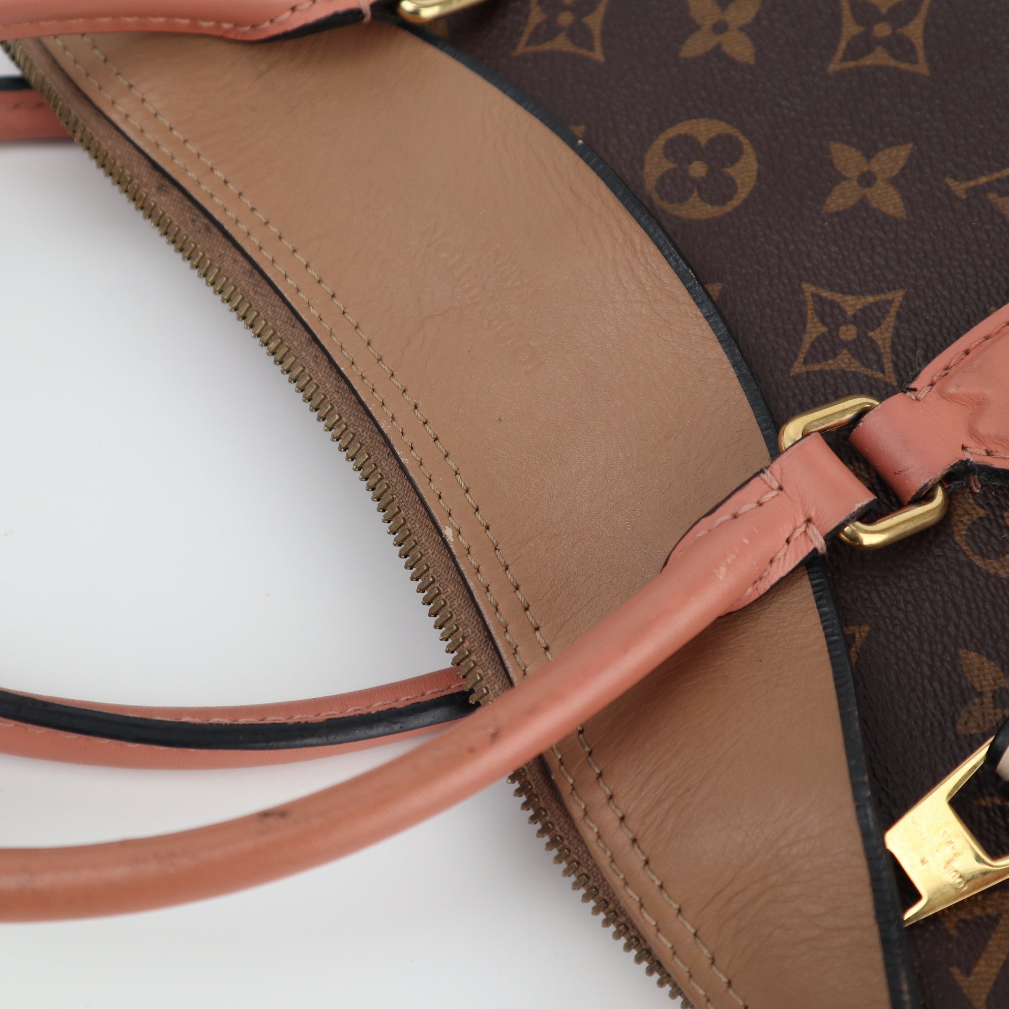Louis Vuitton Tuileries Top Handle Bag C1505 | Pre-Owned Very Good Brown Monogram Canvas