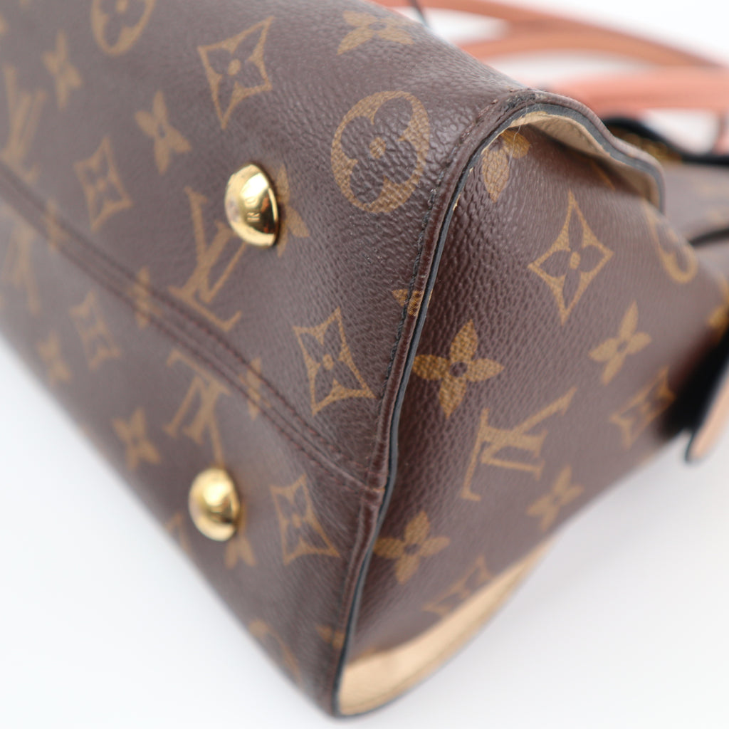 Louis Vuitton Tuileries Top Handle Bag C1505 | Pre-Owned Very Good Brown Monogram Canvas