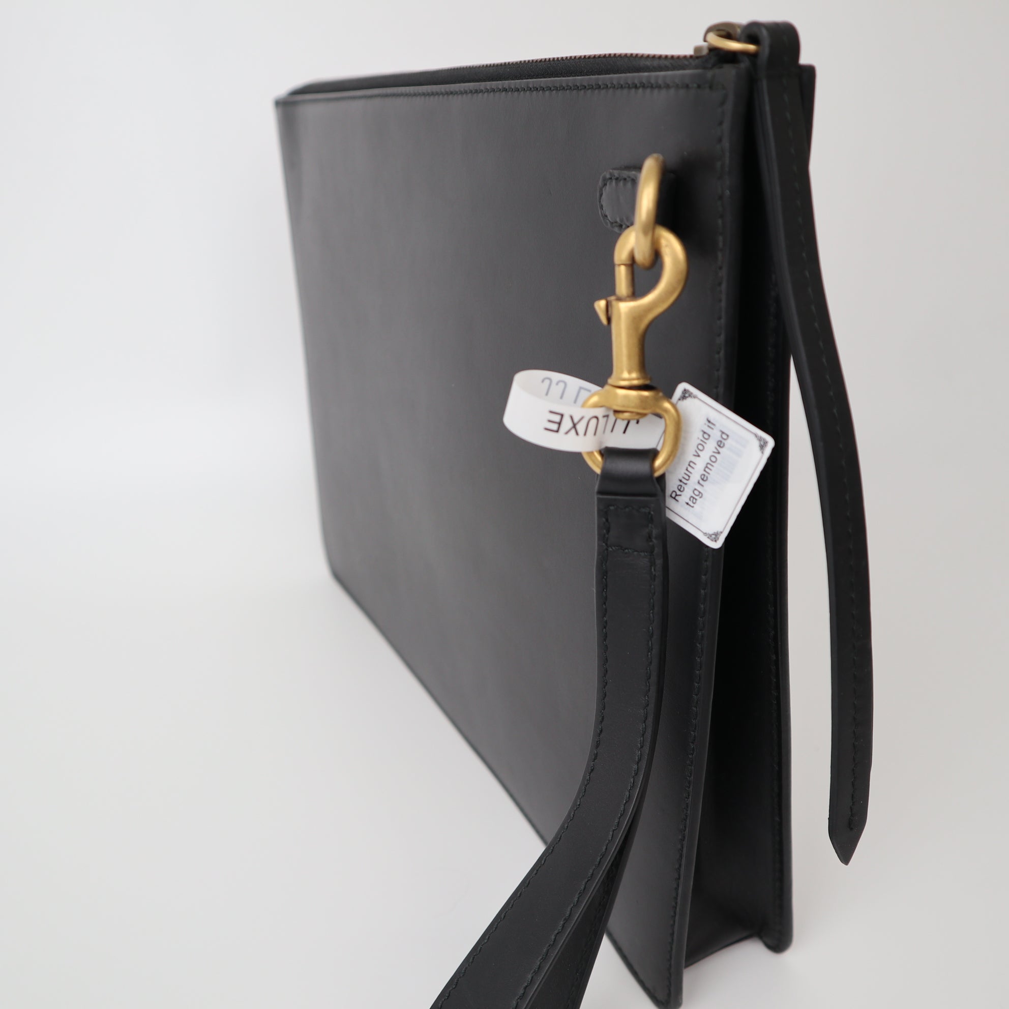 OC2007 Gucci Calfskin Egg Pouch Black -Pre Owned