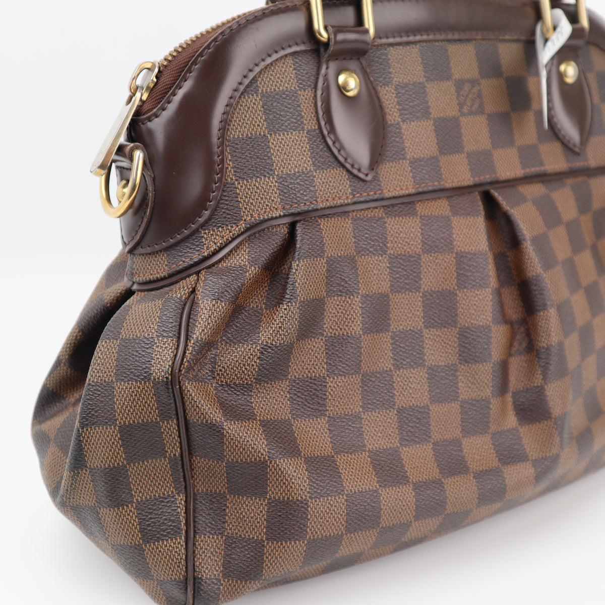 Louis Vuitton Trevi PM Shoulder Bag C1506 | Pre-Owned Excellent Brown Damier Ebene Canvas