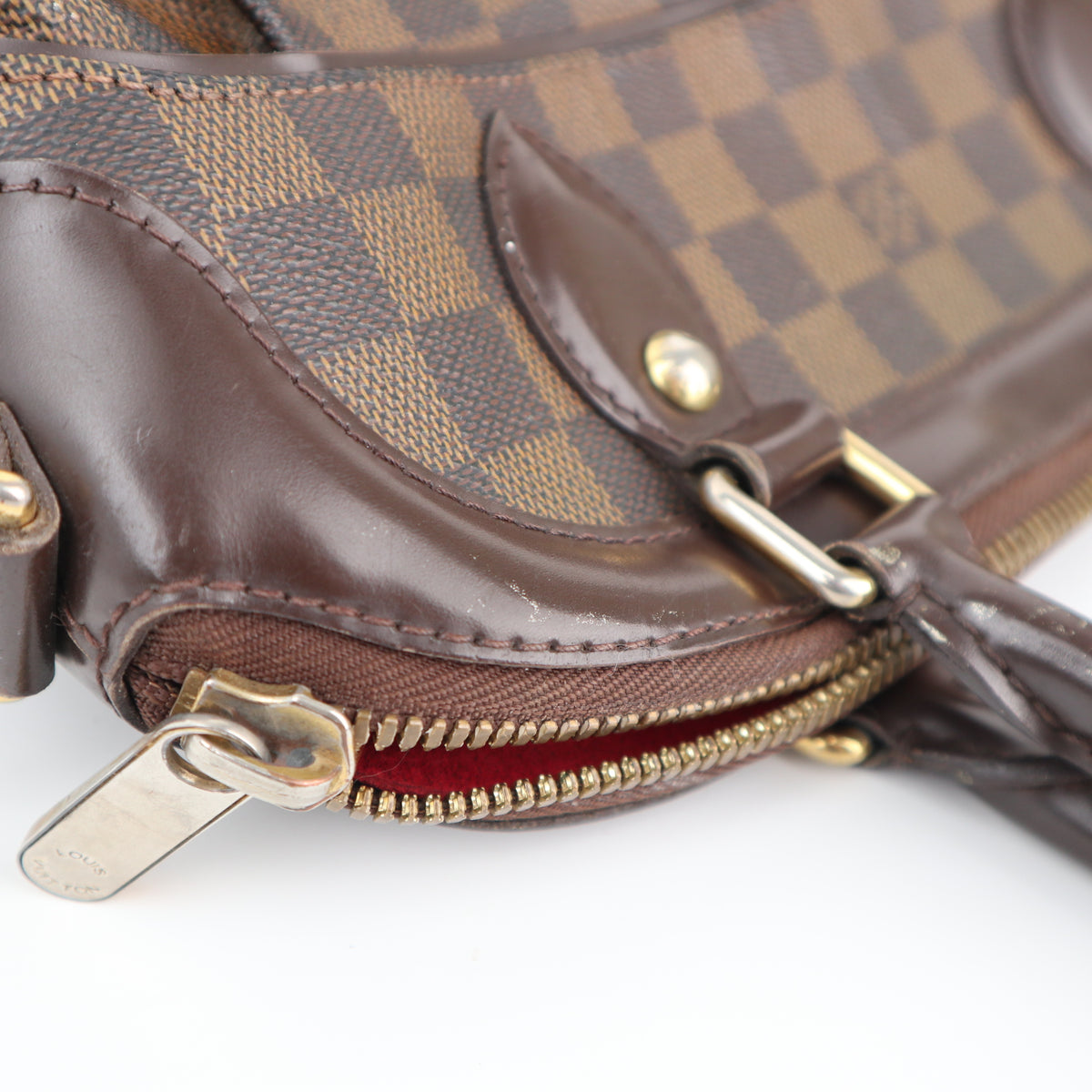 Louis Vuitton Trevi PM Shoulder Bag C1506 | Pre-Owned Excellent Brown Damier Ebene Canvas