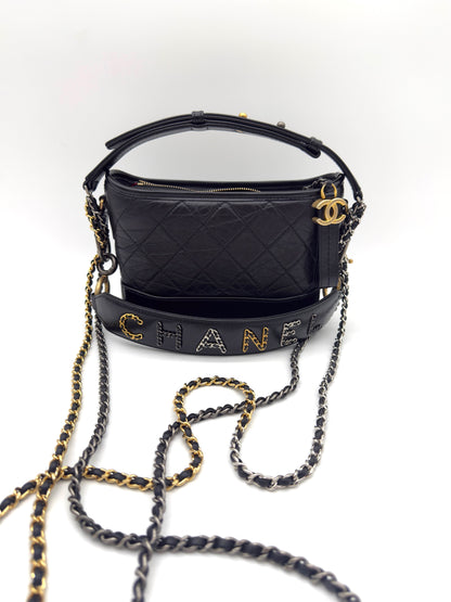 Chanel Gabrielle Small Hobo BLK