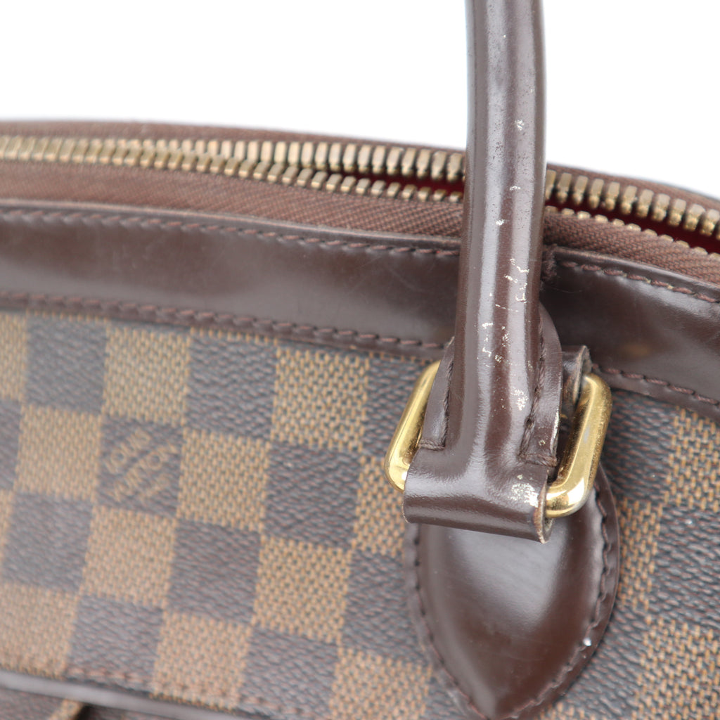 Louis Vuitton Trevi PM Shoulder Bag C1506 | Pre-Owned Excellent Brown Damier Ebene Canvas